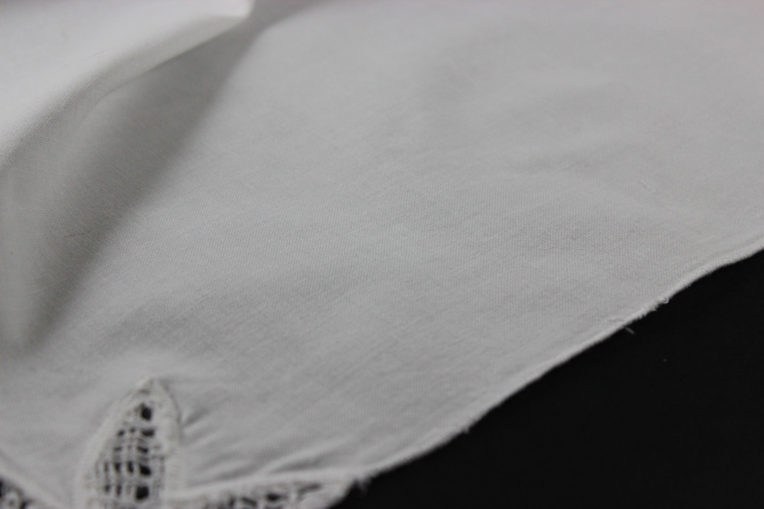 Battenberg Lace and Linen Dinner Napkins