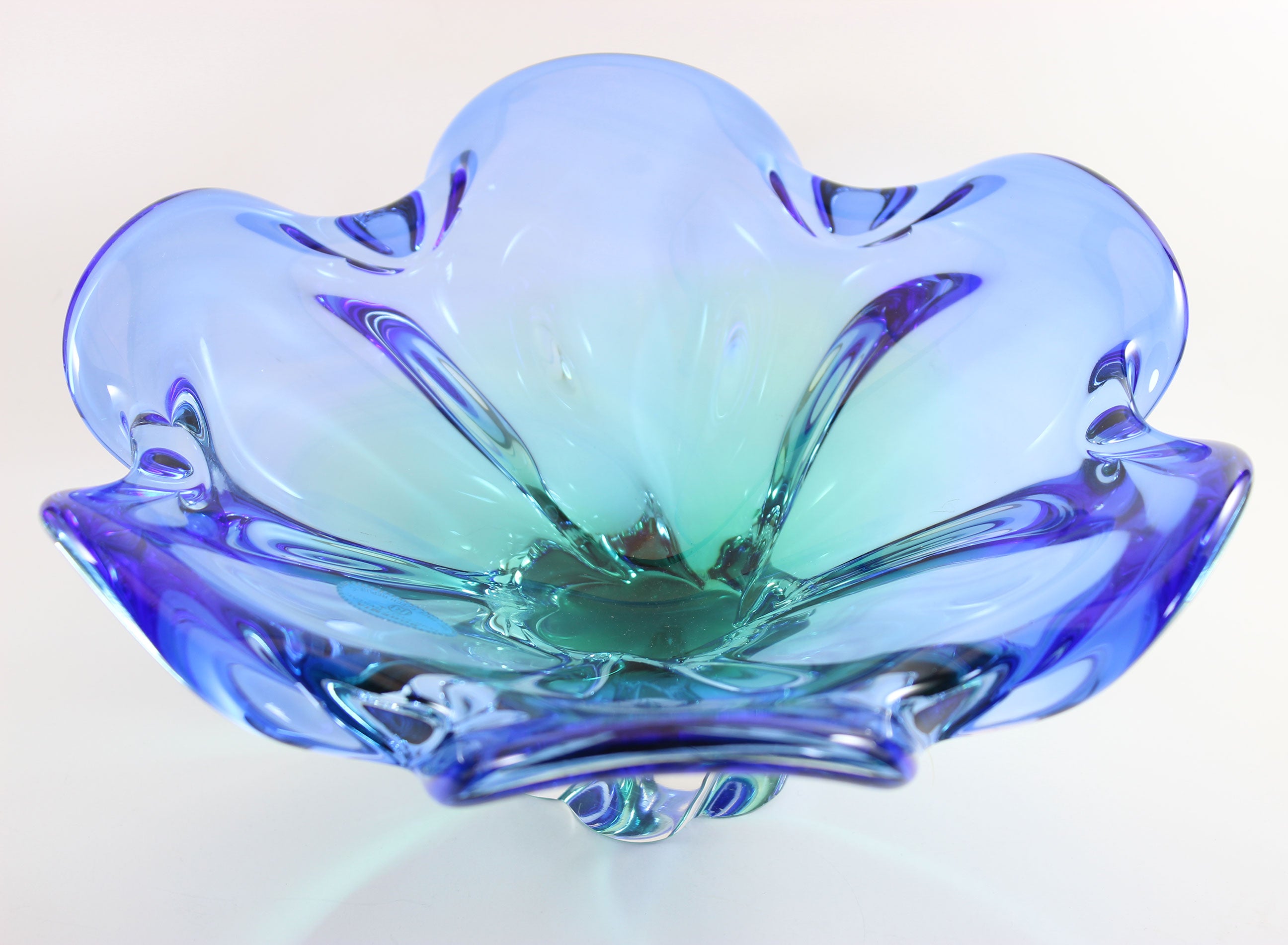 Bohemia, Porcelo Crystal Art Glass Bowl