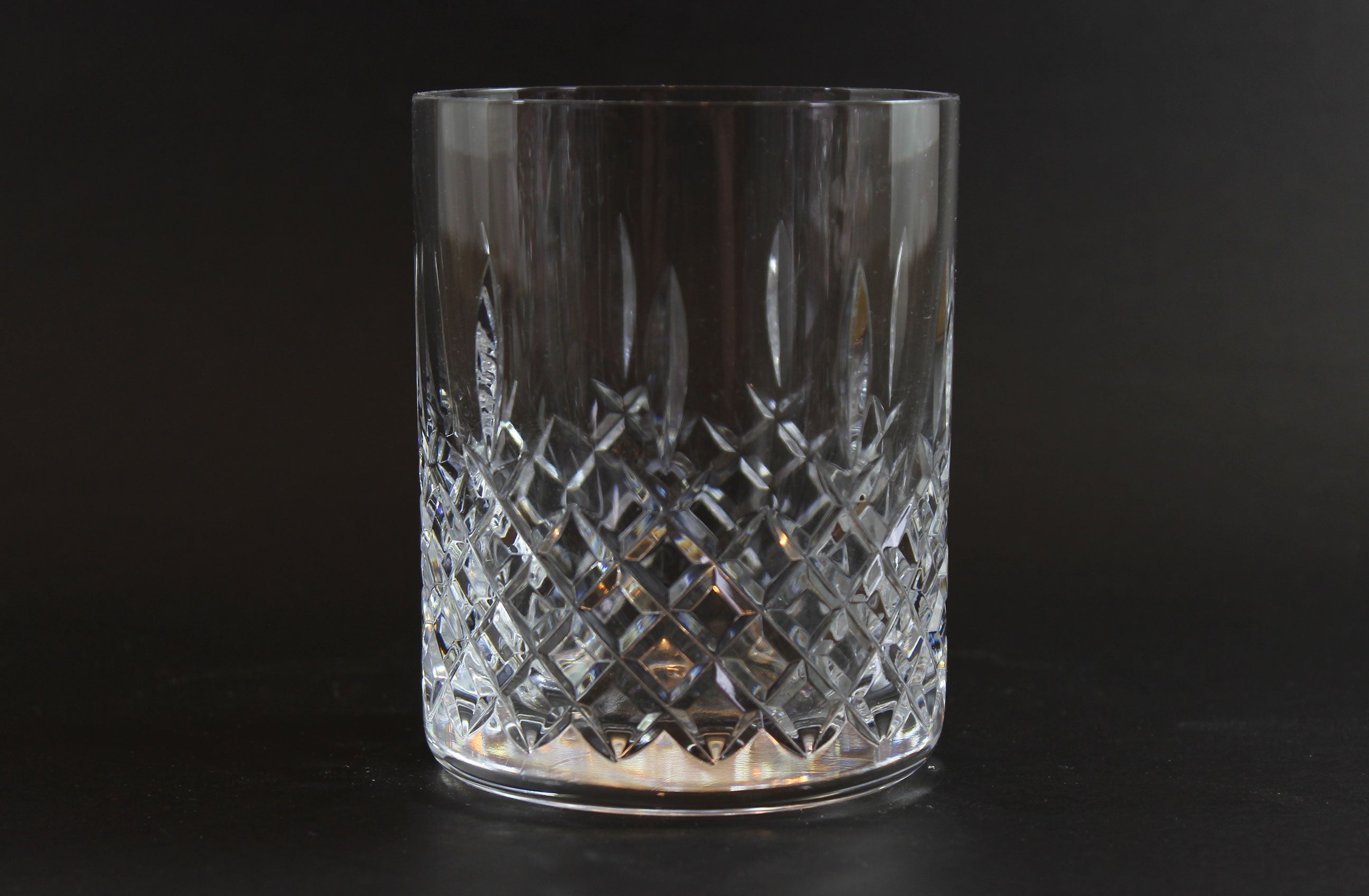 Bohemia Crystal-Crystalex, Diamond Cut Whiskey Glasses