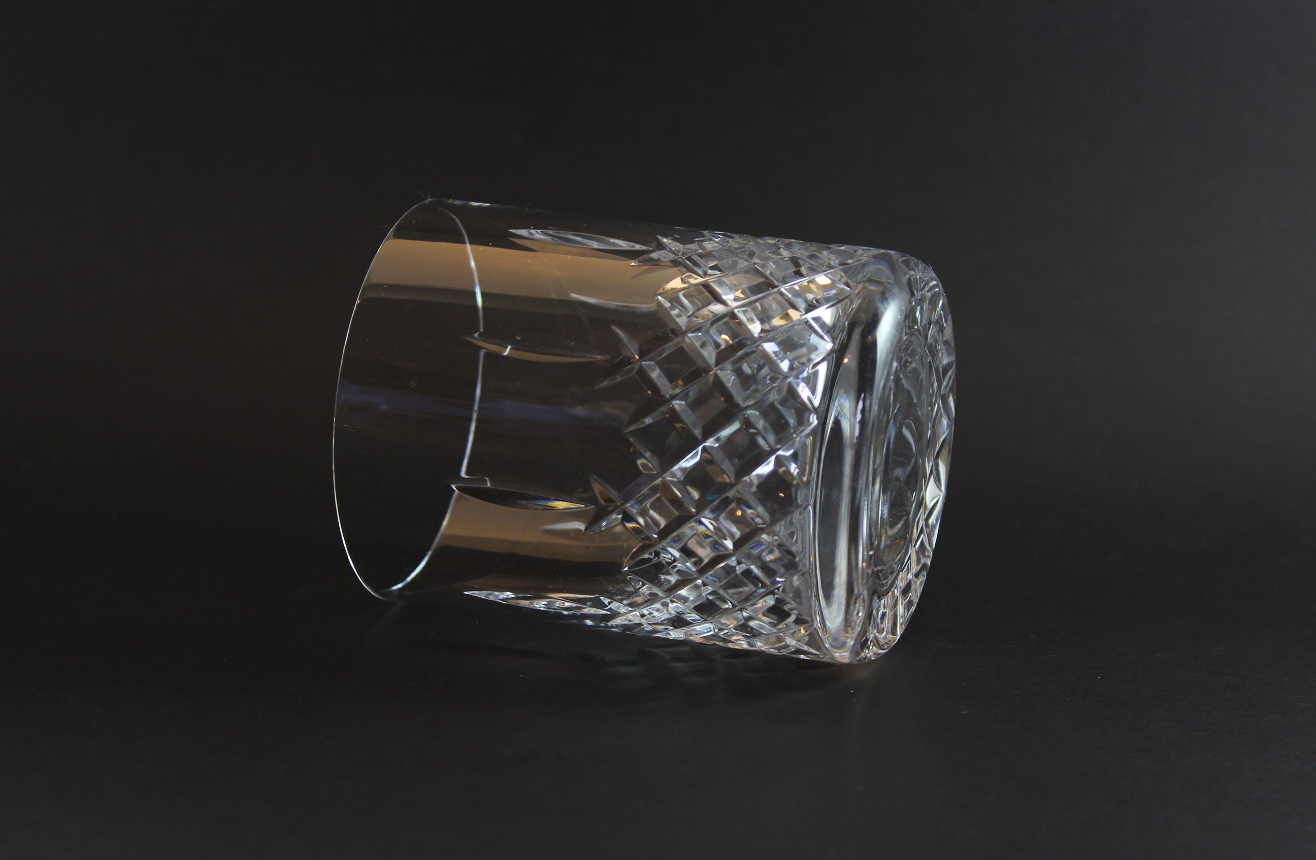 Bohemia Crystal-Crystalex, Diamond Cut Whiskey Glasses