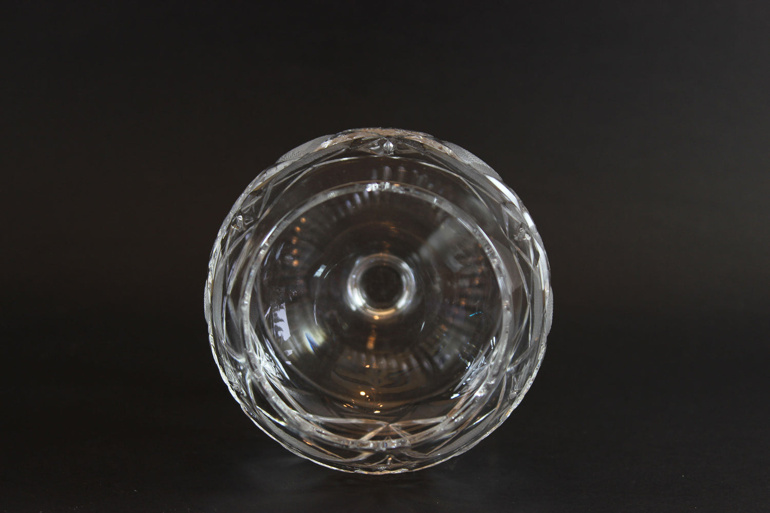 Bohemia Crystal, Large Cut Crystal Brandy Glasses