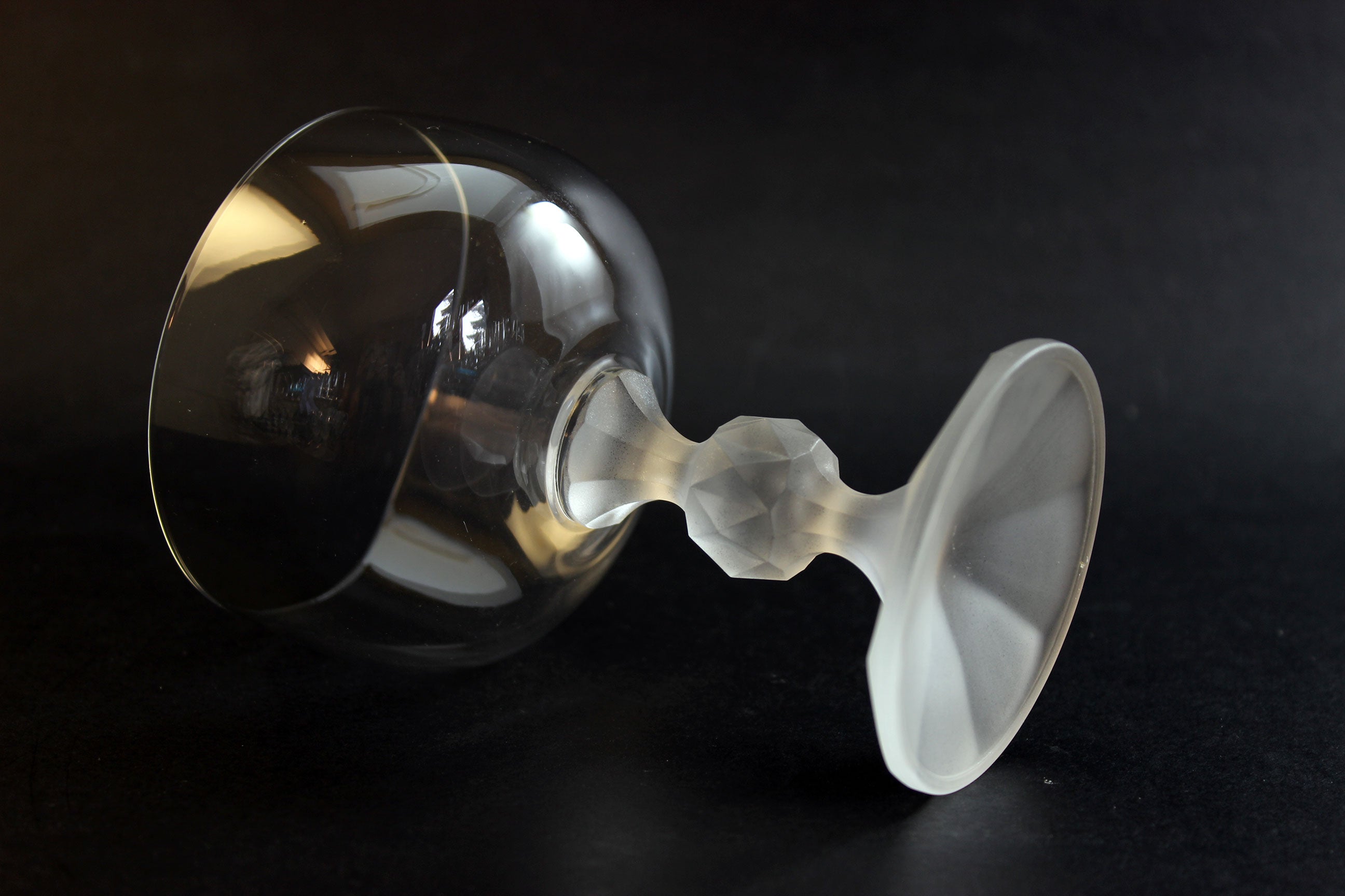 Bohemia Crystal, Janet Pattern, Champagne Coupes
