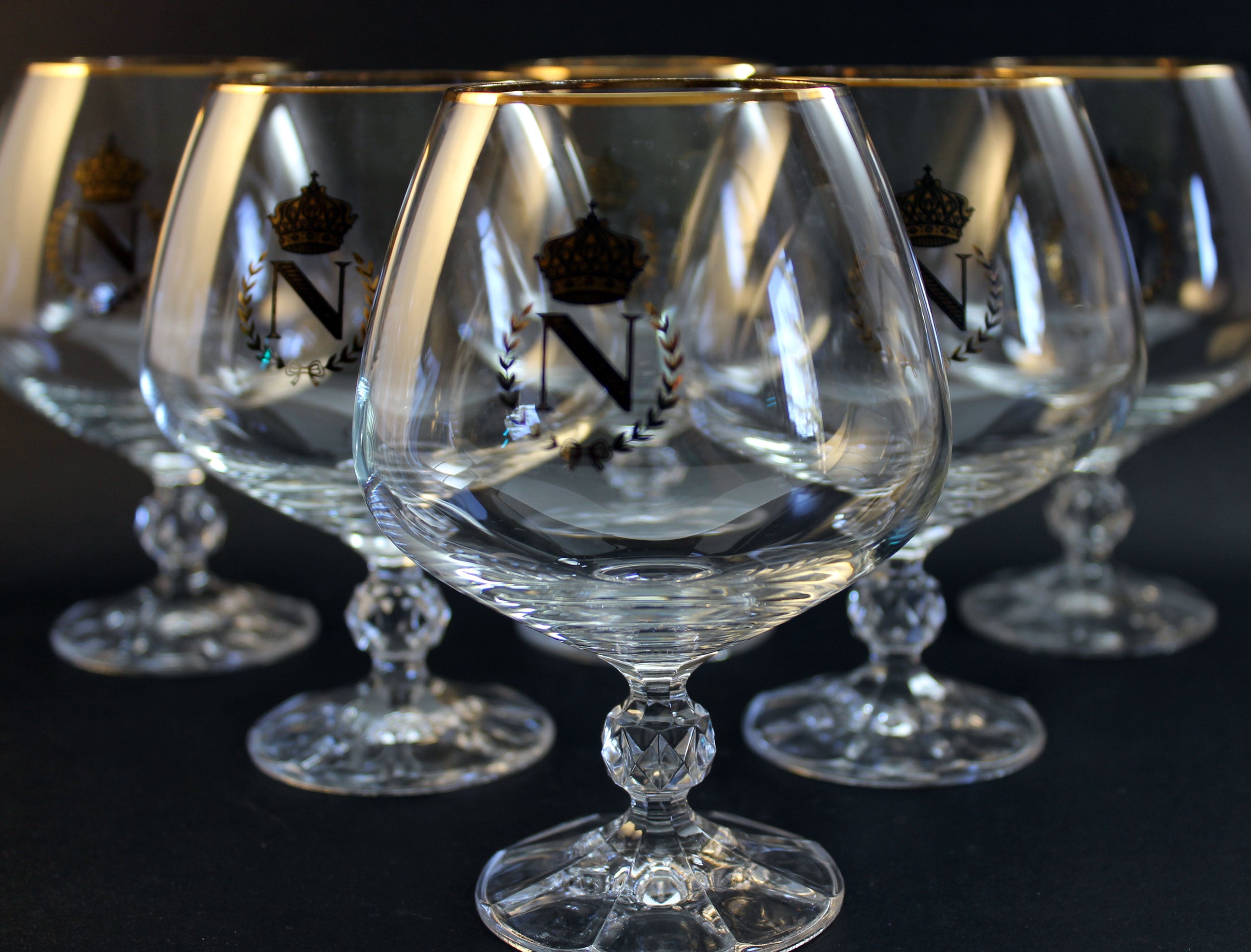 Bohemia Napoleon Brandy Snifters