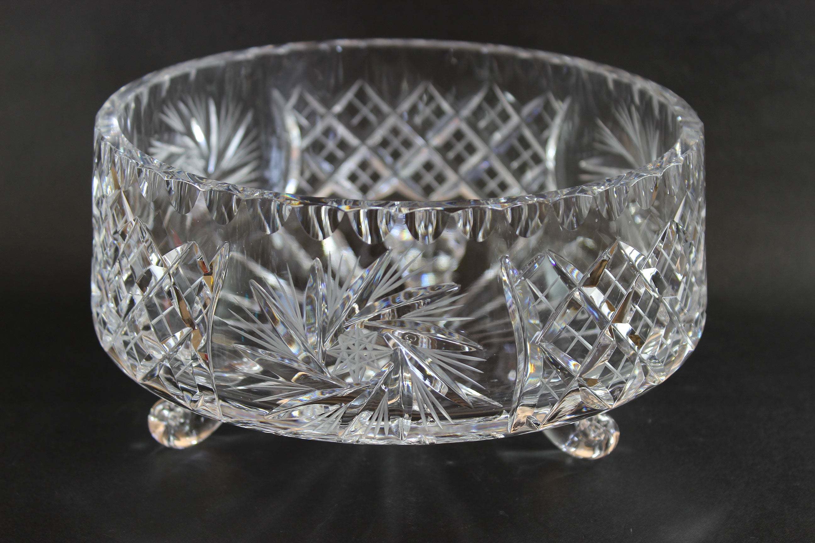Bohemia, Pinwheel Pattern, Crystal Bowl
