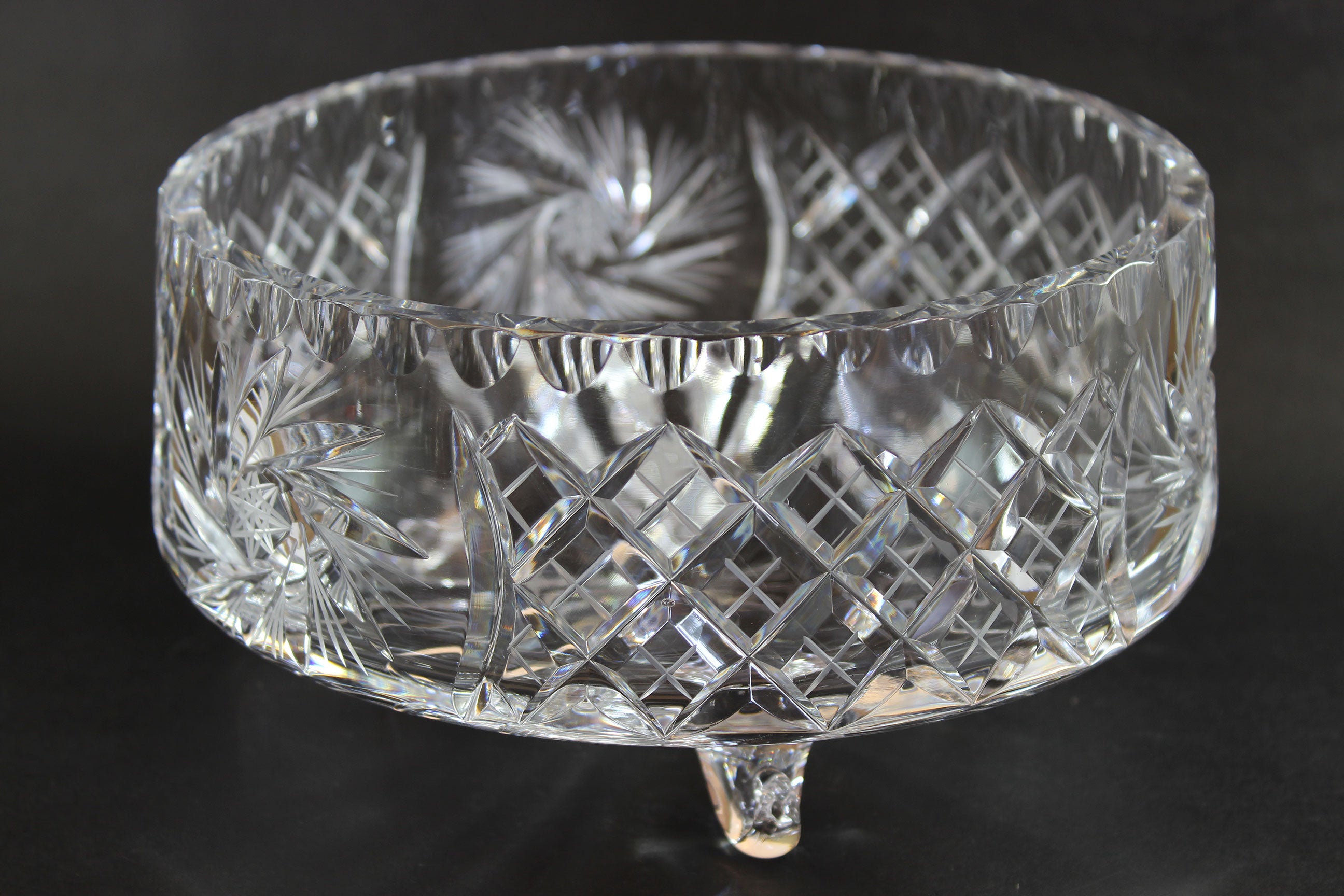 Bohemia, Pinwheel Pattern, Crystal Bowl