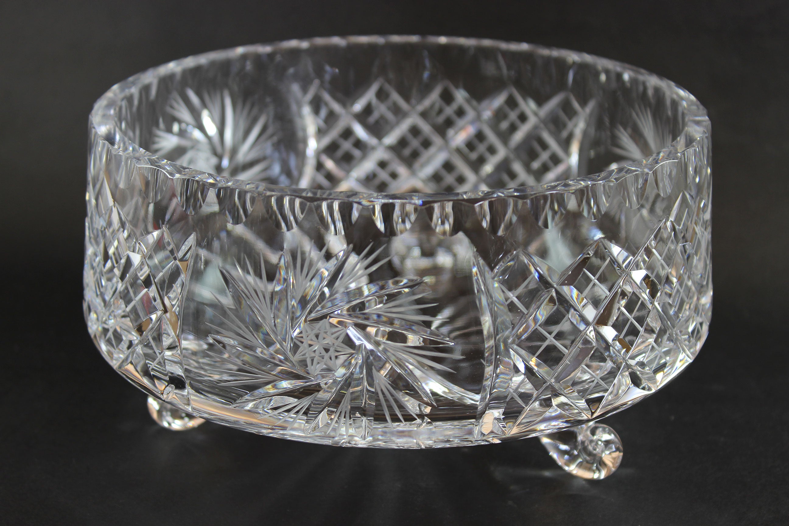 Bohemia, Pinwheel Pattern, Crystal Bowl