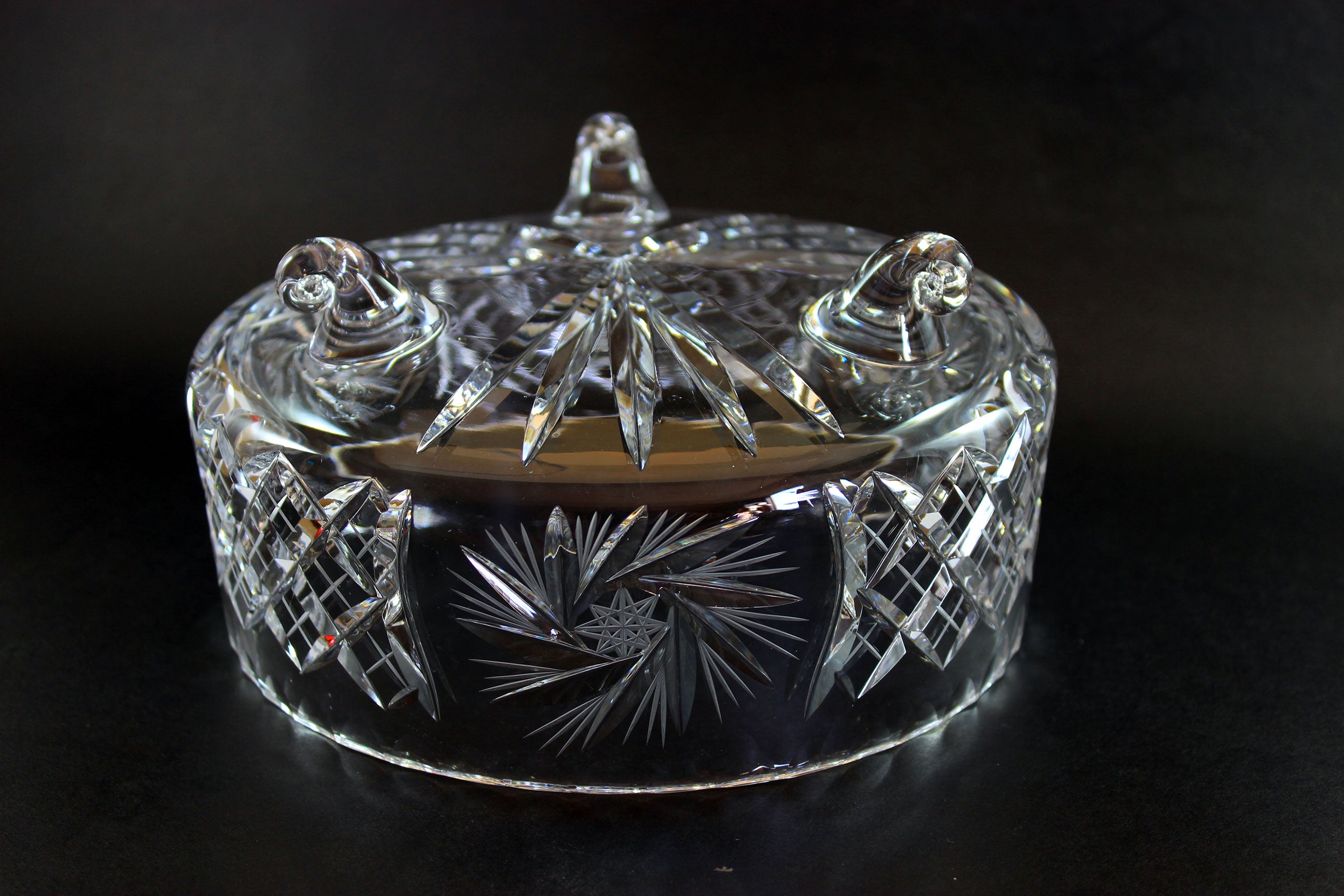 Bohemia, Pinwheel Pattern, Crystal Bowl