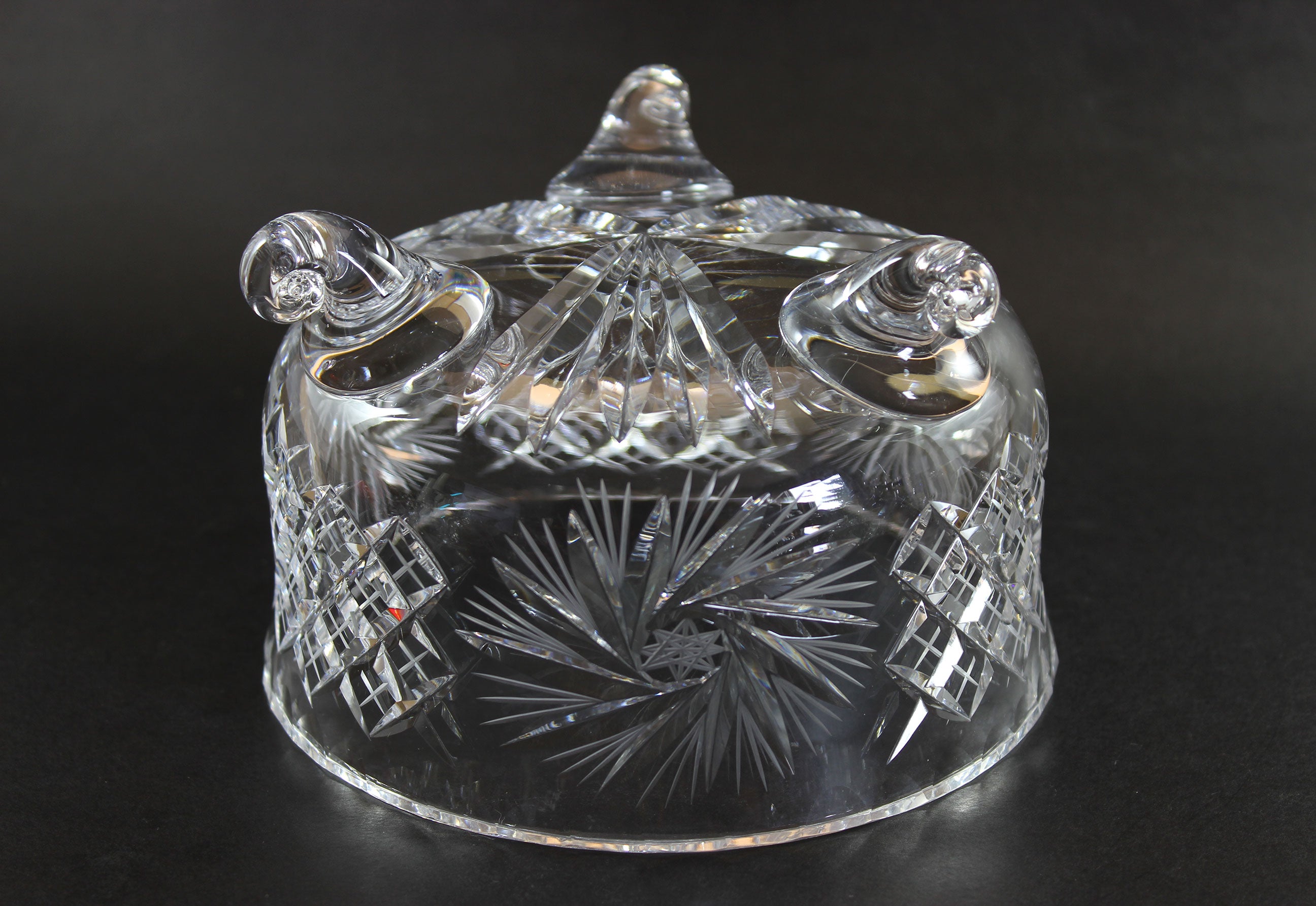 Bohemia, Pinwheel Pattern, Small Crystal Bowl
