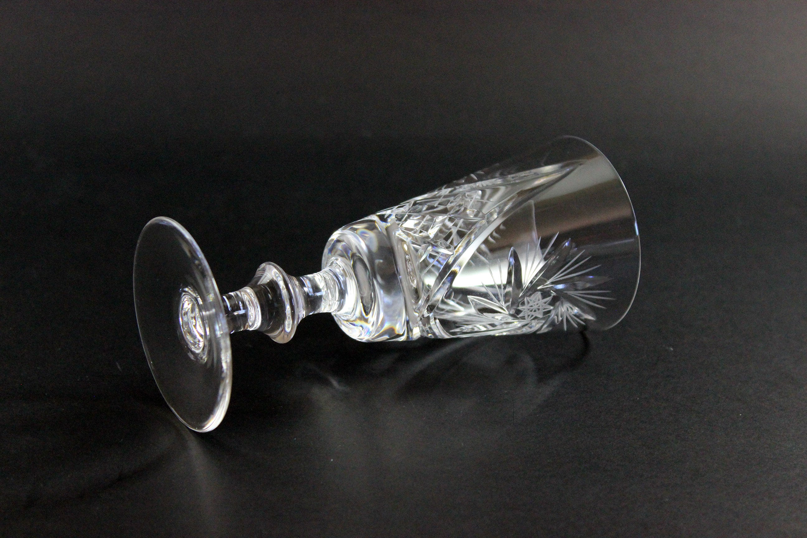 Bohemia, Pinwheel Crystal, Sherry Glasses