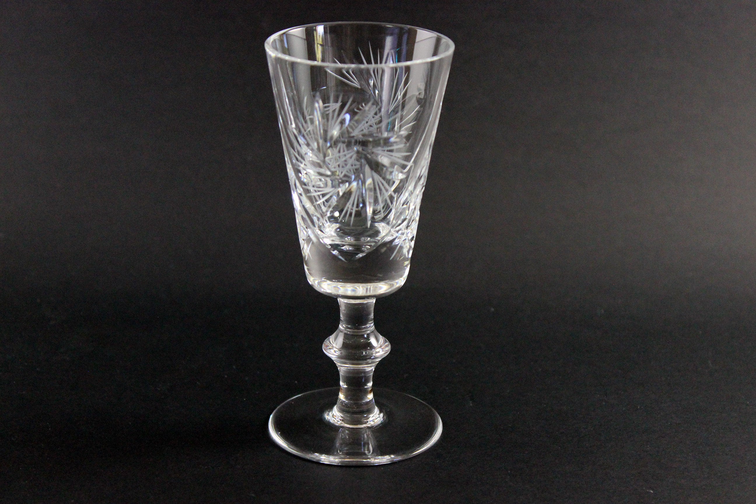 Bohemia, Pinwheel Crystal, Sherry Glasses