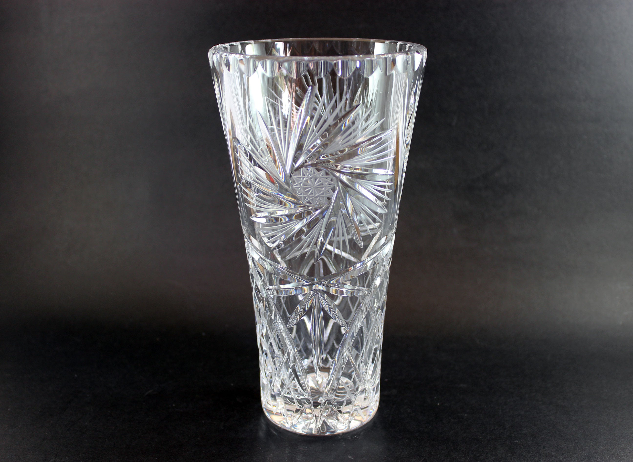 Bohemia, Pinwheel Tall Flower Vase