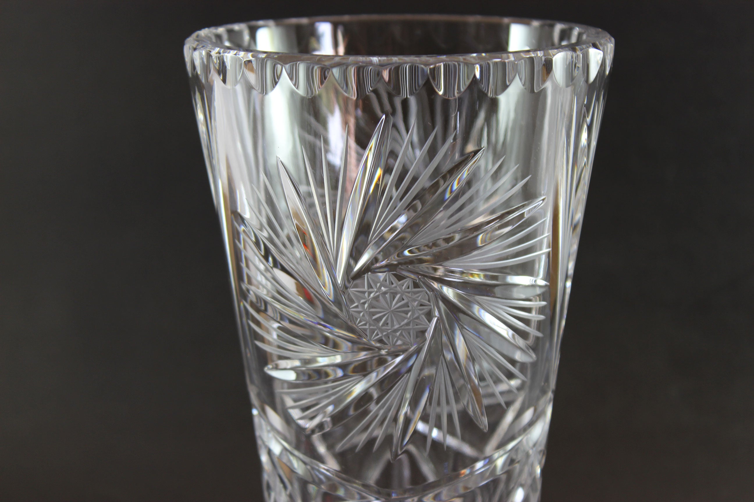 Bohemia, Pinwheel Tall Flower Vase