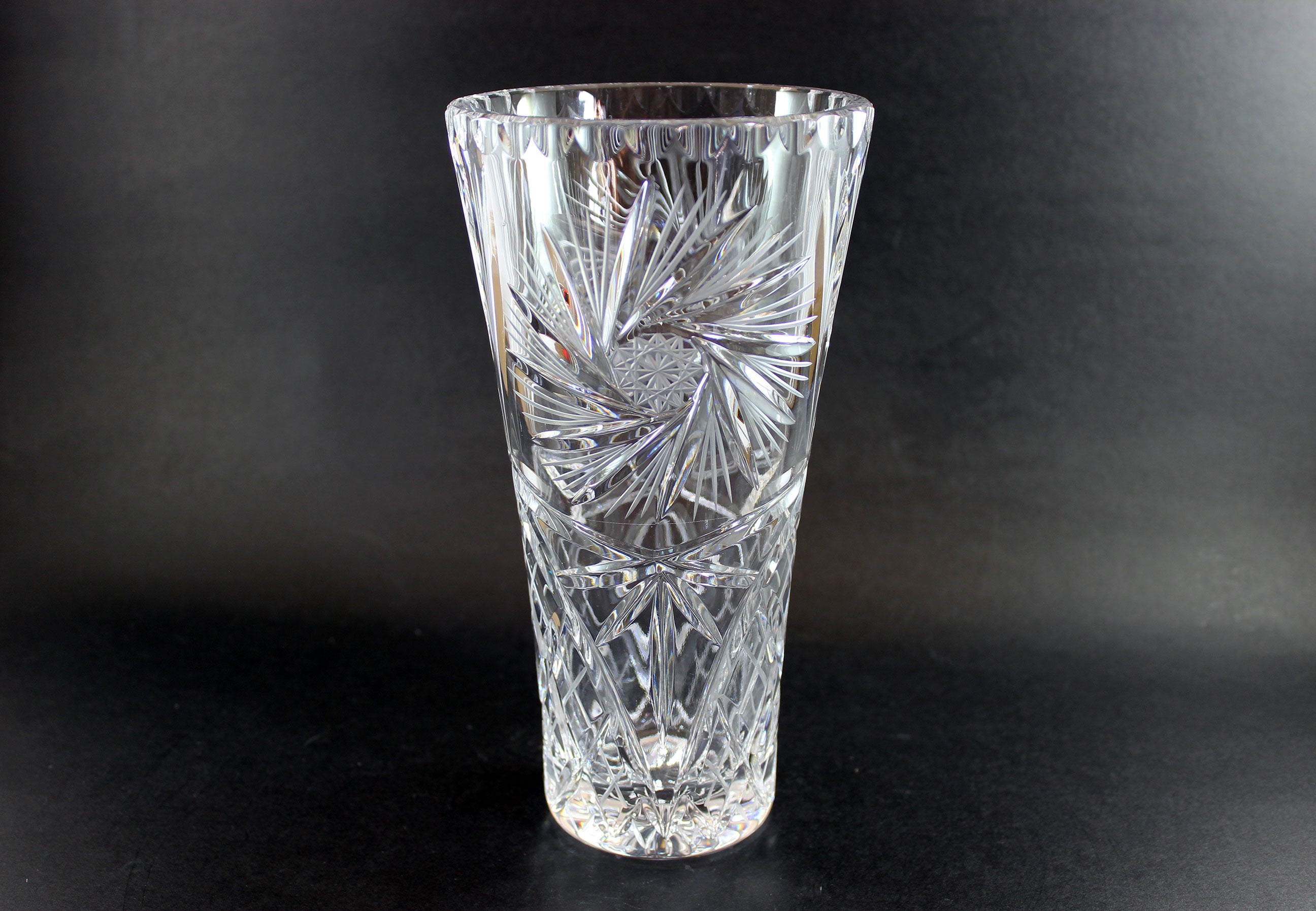 Bohemia, Pinwheel Tall Flower Vase