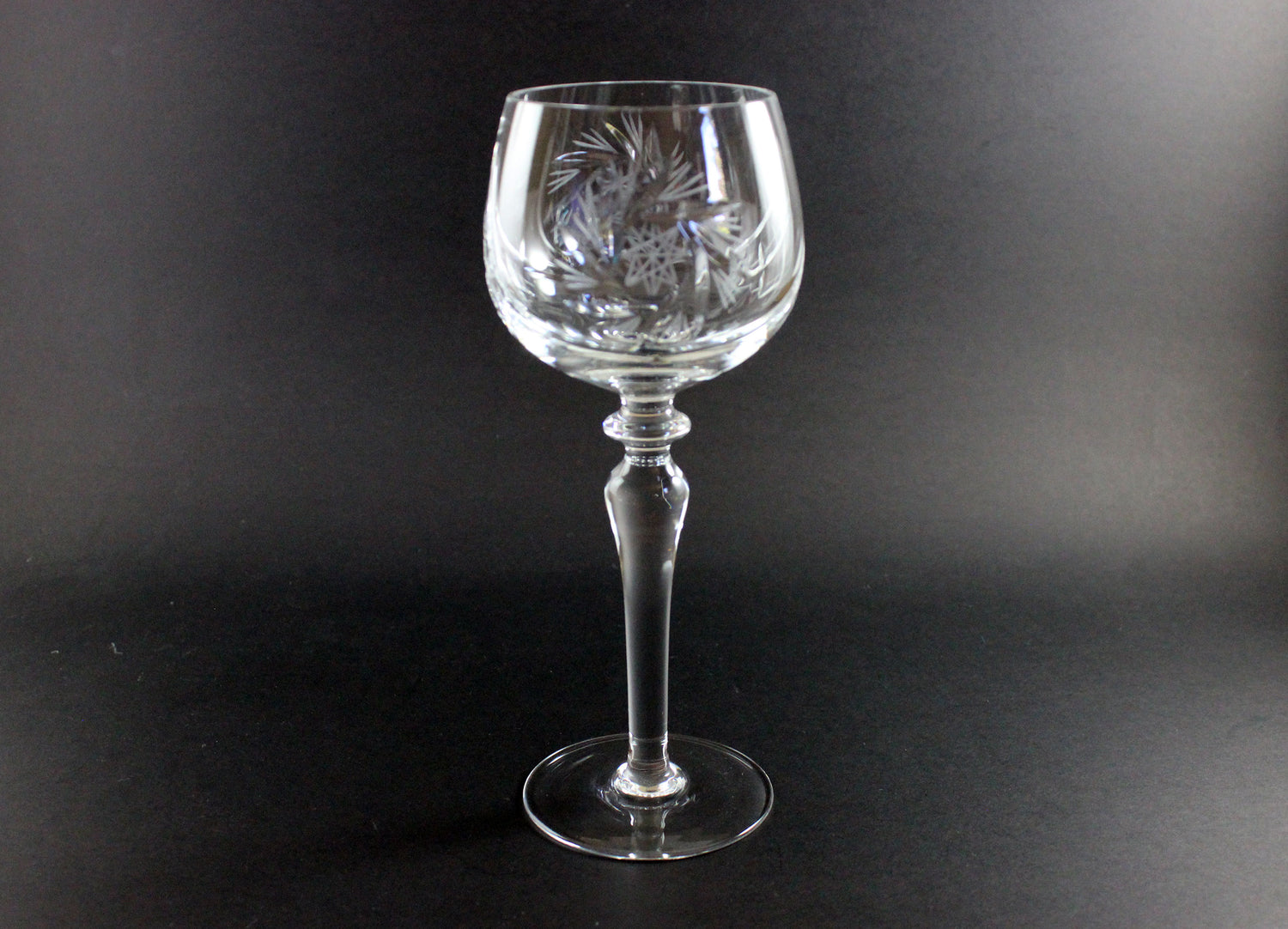 Bohemia, Pinwheel Crystal, Large Wine Hocks