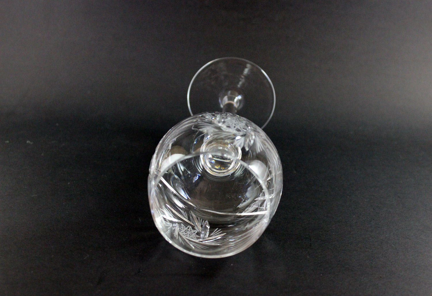 Bohemia, Pinwheel Crystal, Large Wine Hocks