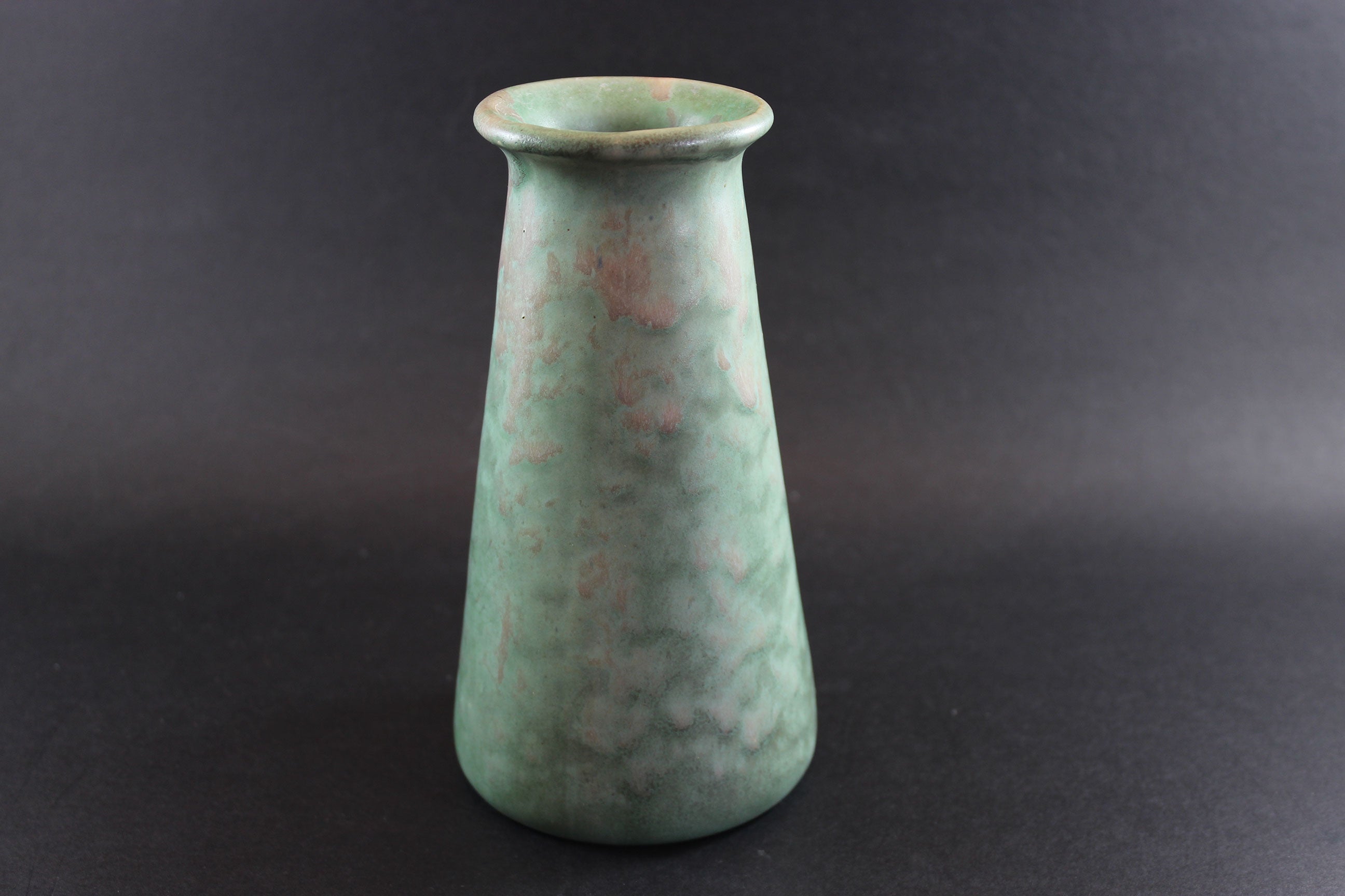 Brush McCoy, Green Vellum Tall Vase