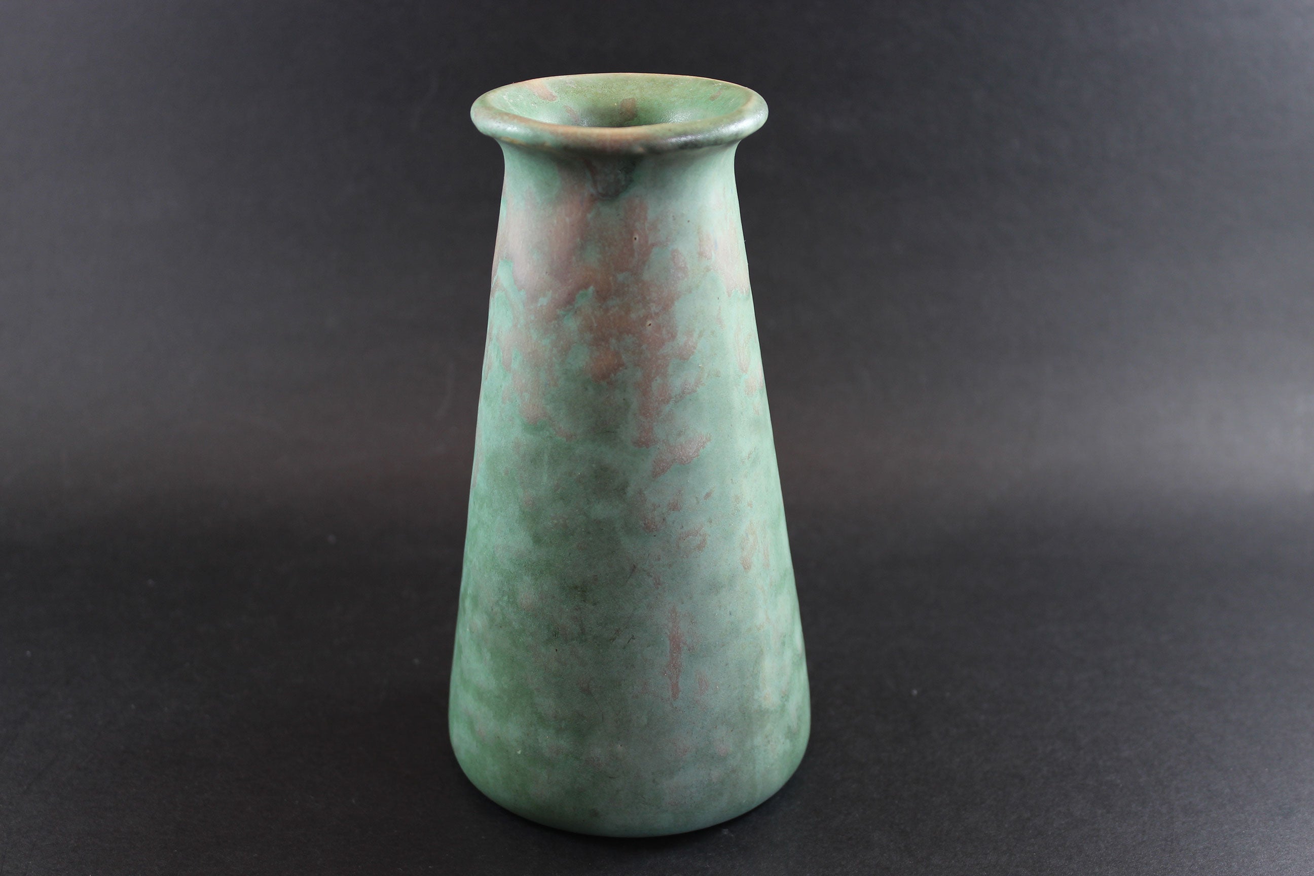 Brush McCoy, Green Vellum Tall Vase
