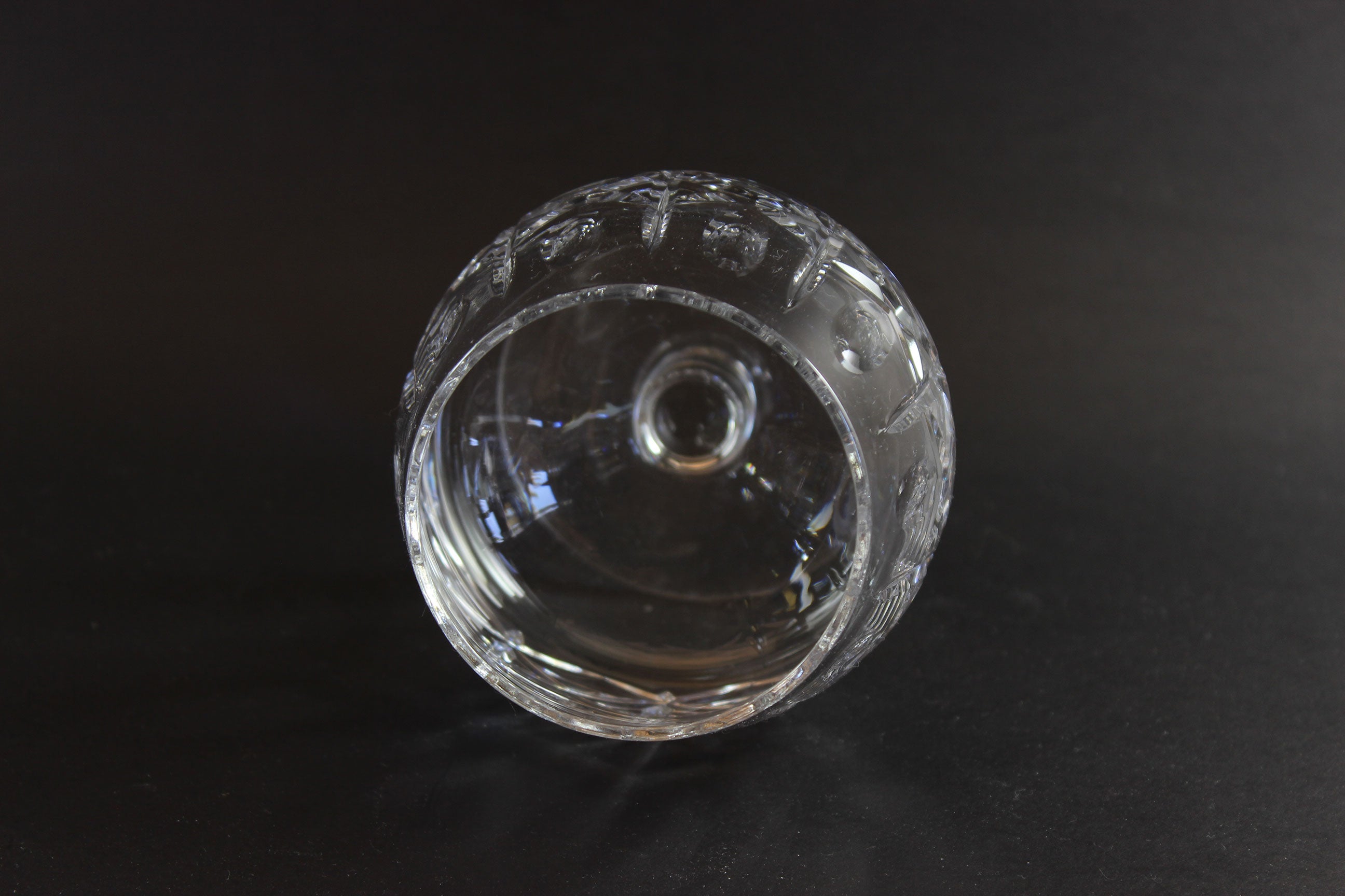 Cross and Olive Crystal, Large Brandy Glasses
