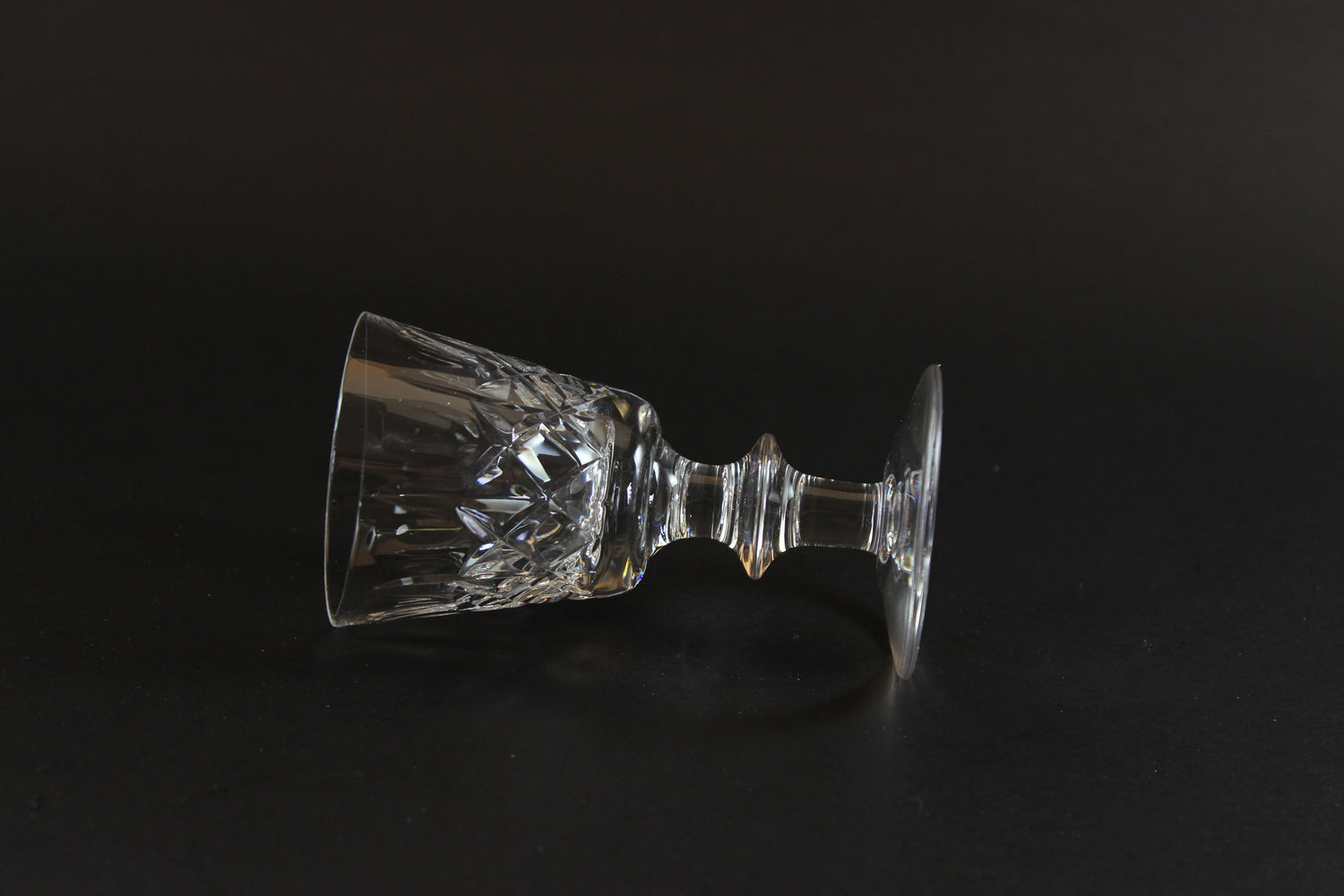 Cross and Olive Crystal, Liqueur Glasses