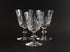 Cross and Olive Crystal, Port or Sherry Glasses