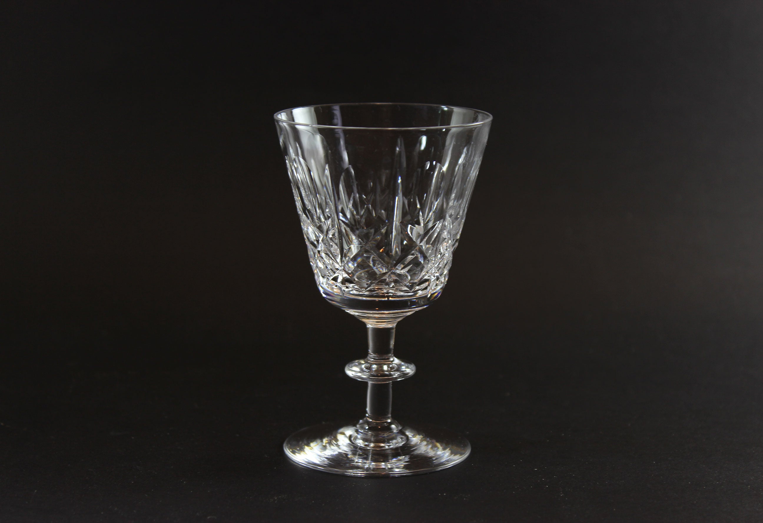 Cross and Olive Crystal, Port or Sherry Glasses