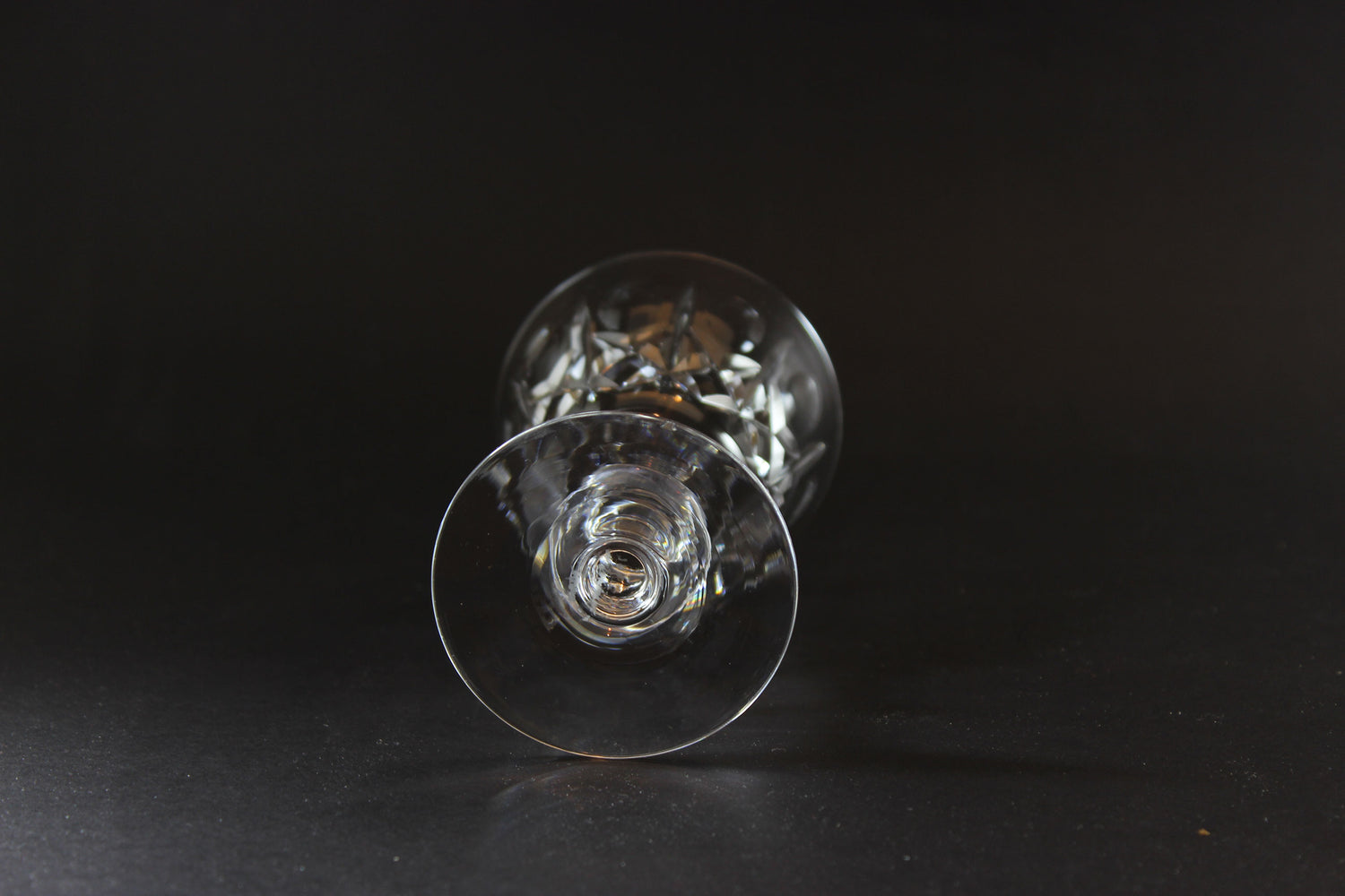 Cross and Olive Crystal, Port or Sherry Glasses
