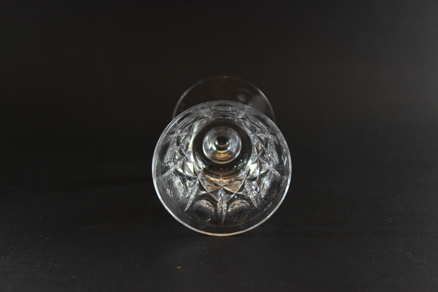 Cross and Olive Crystal, Port or Sherry Glasses