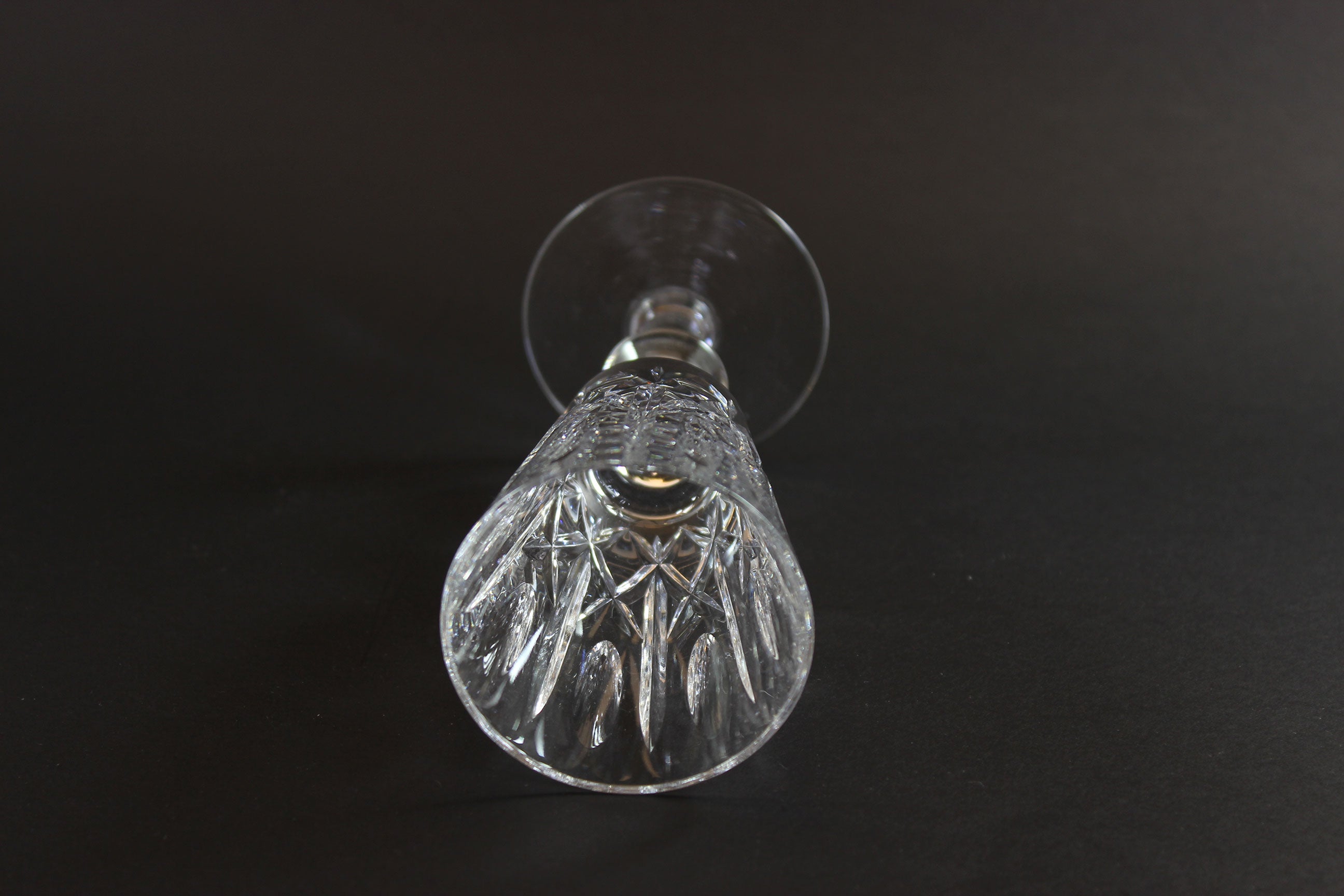 Cross and Olive Crystal, Sherry Glasses