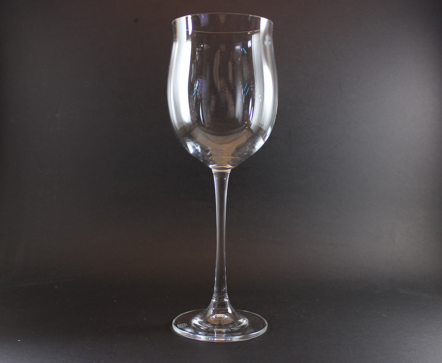 Crystal Bohemia, Large Trumpet Bowl Wine Glasses
