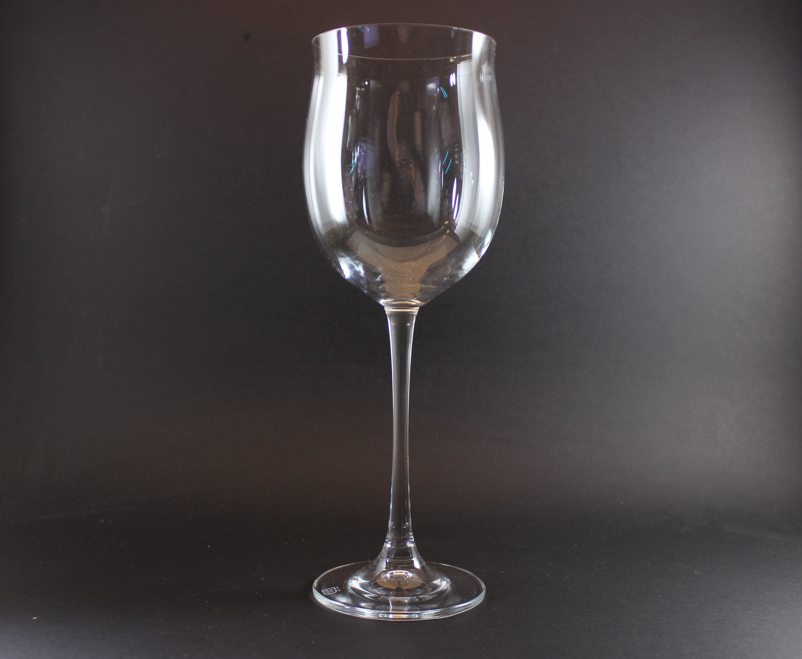 Crystal Bohemia, Large Trumpet Bowl Wine Glasses