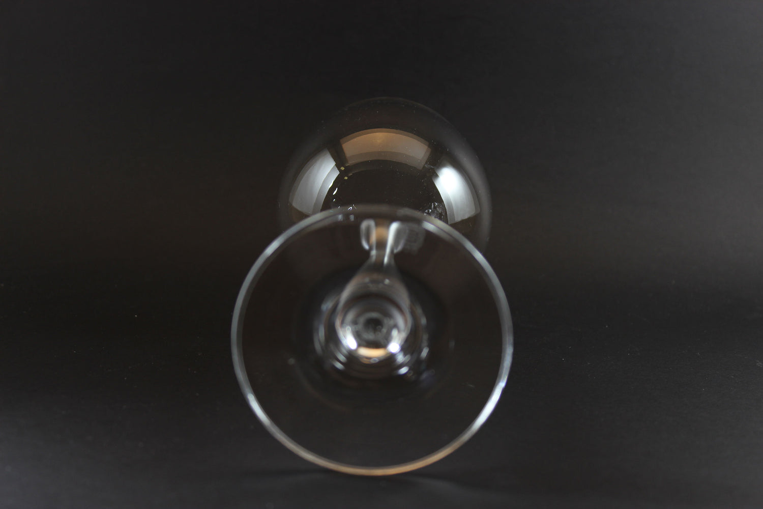 Crystal Bohemia, Large Trumpet Bowl Wine Glasses