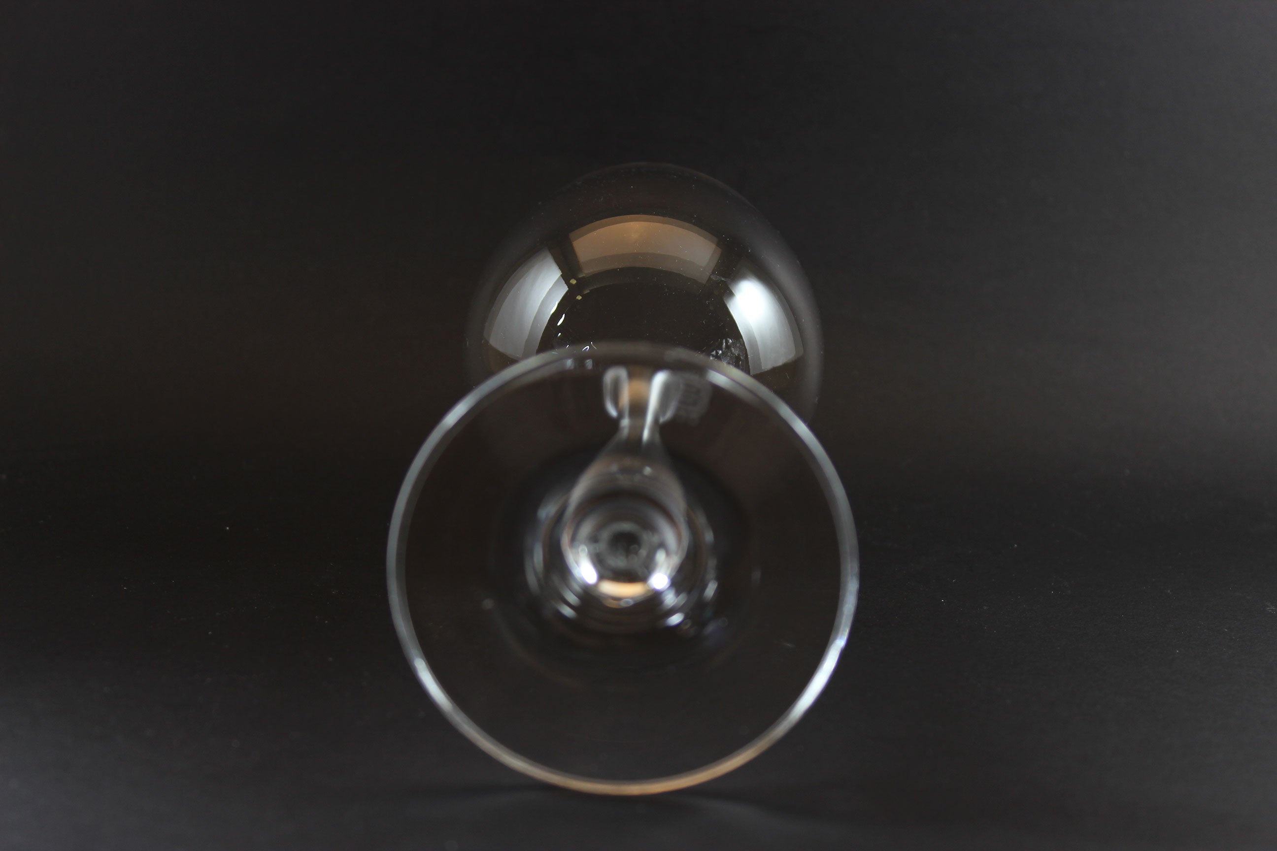 Crystal Bohemia, Large Trumpet Bowl Wine Glasses