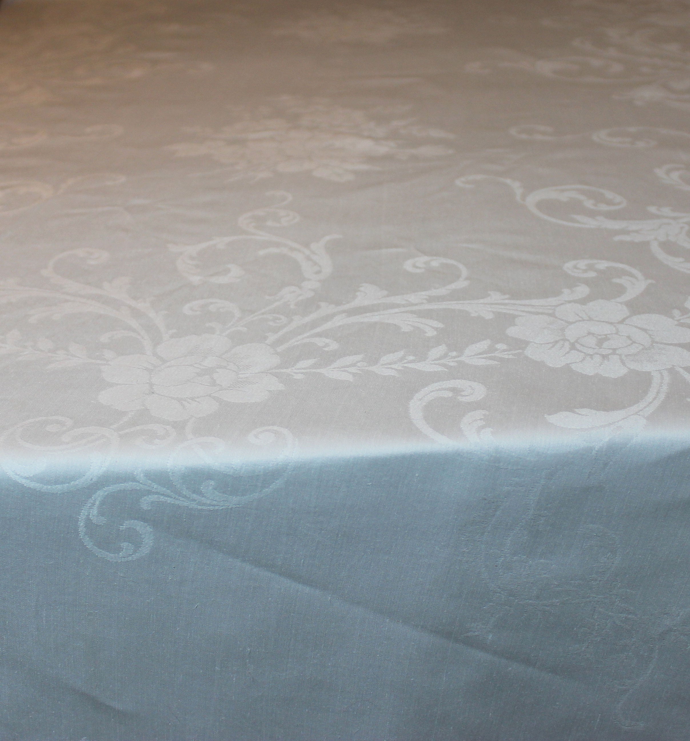 Double Damask Linen Table Cloth, Very Large