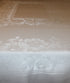 Double Damask Linen Table Cloth, Medium