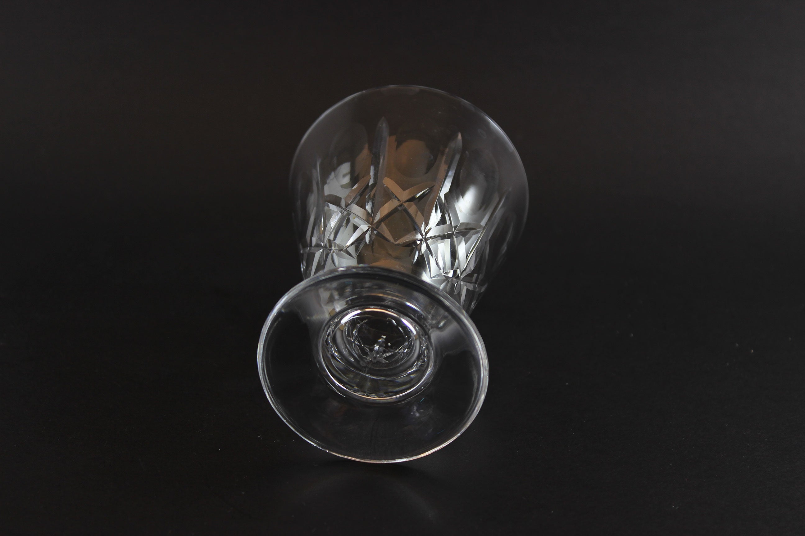 Cross & Olive, Footed Dessert or Fruit Glasses, Edinburgh Crystal