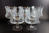 Etched Glass Seafood Cocktail Glasses With Chiller Inserts