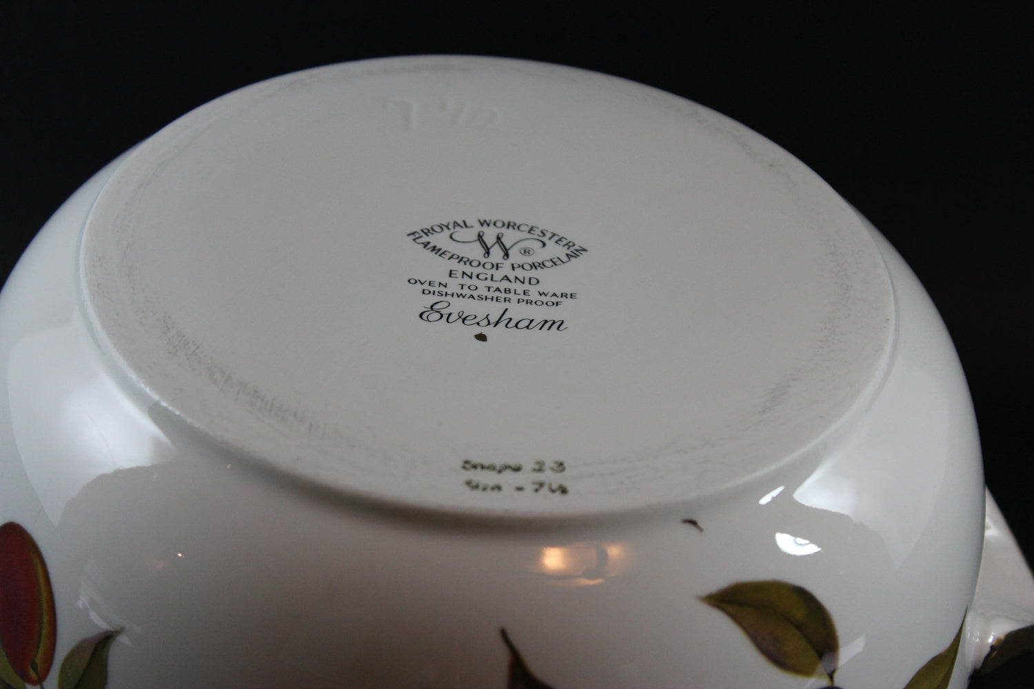 Evesham Gold, Royal Worcester, Large Covered Casserole Dish
