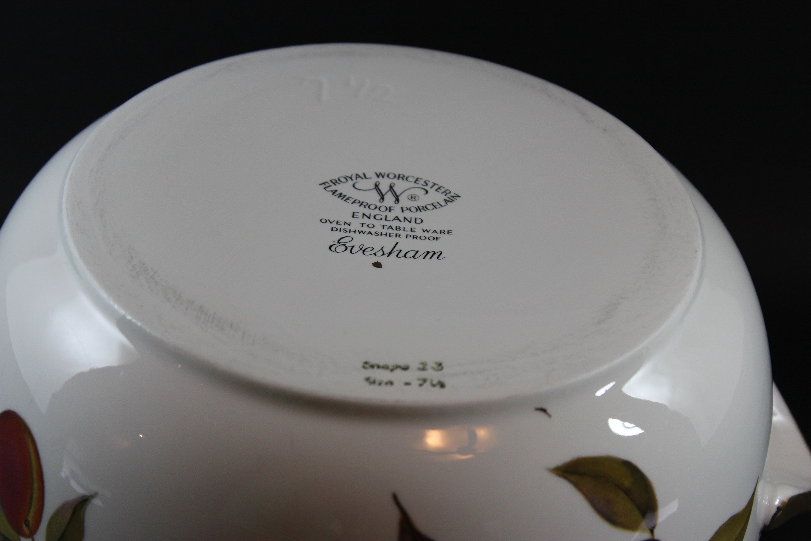 Evesham Gold, Royal Worcester, Large Covered Casserole Dish