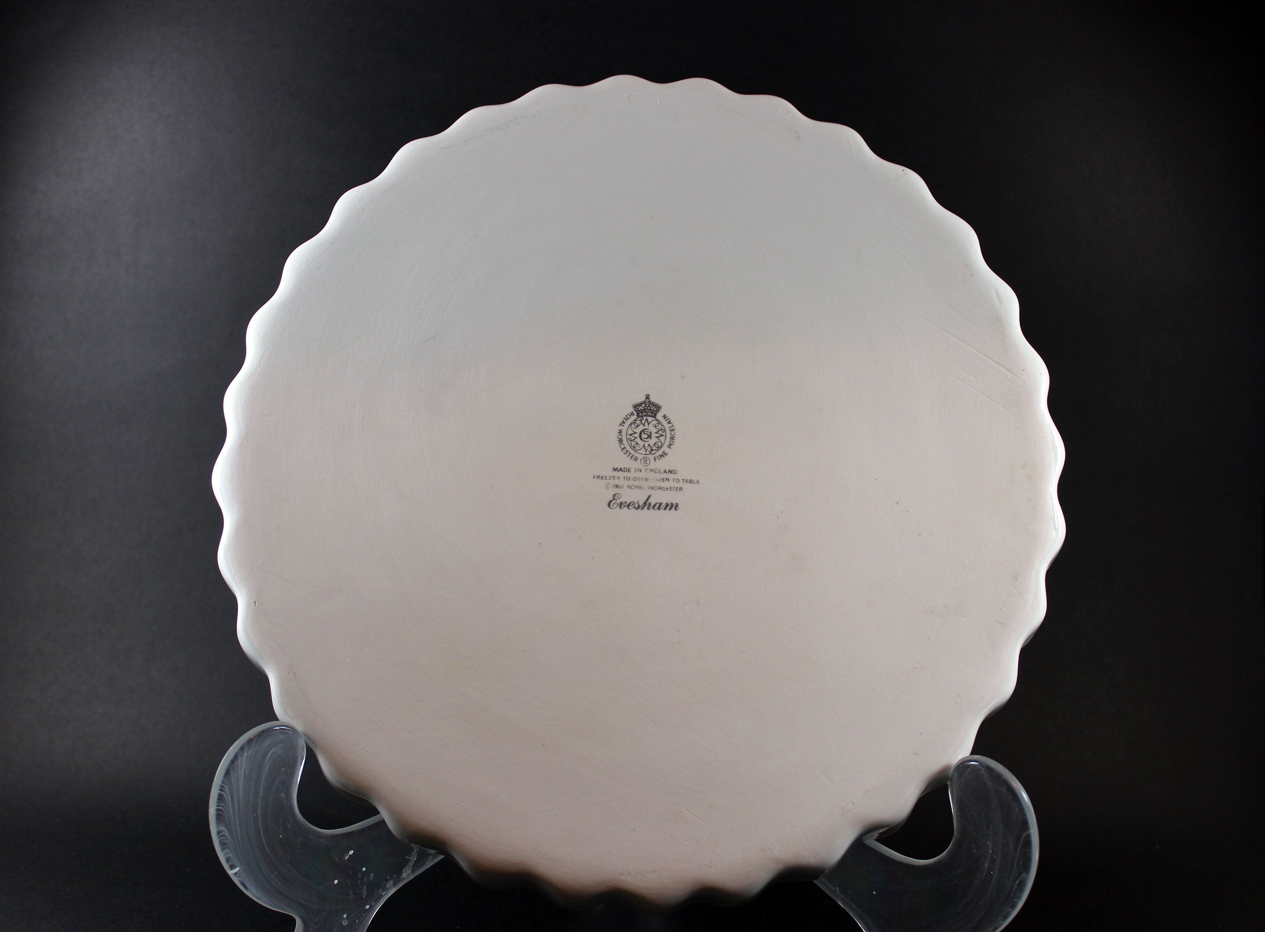 Evesham Gold, Royal Worcester, Large Flan or Quiche Dish