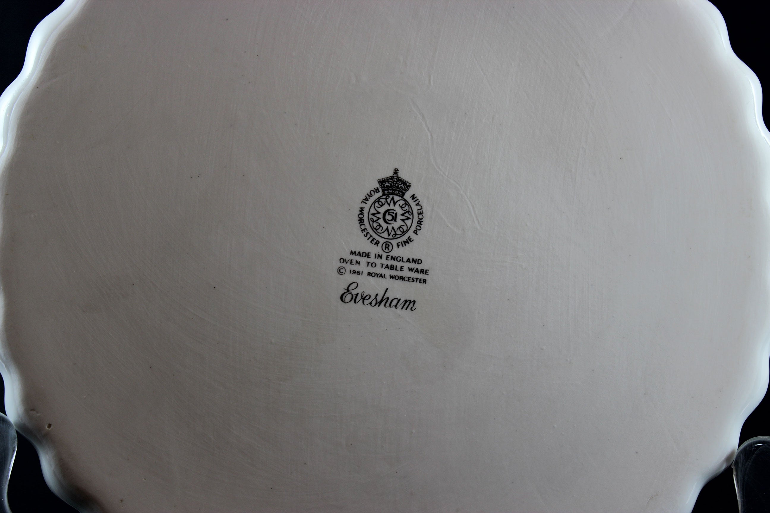 Evesham Gold, Royal Worcester, Small Flan or Quiche Dish