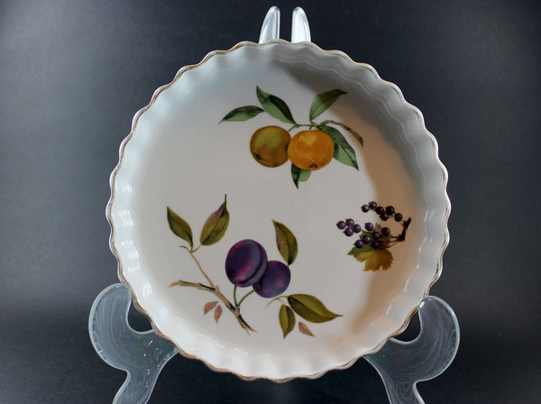 Evesham Gold, Royal Worcester, Small Flan or Quiche Dish