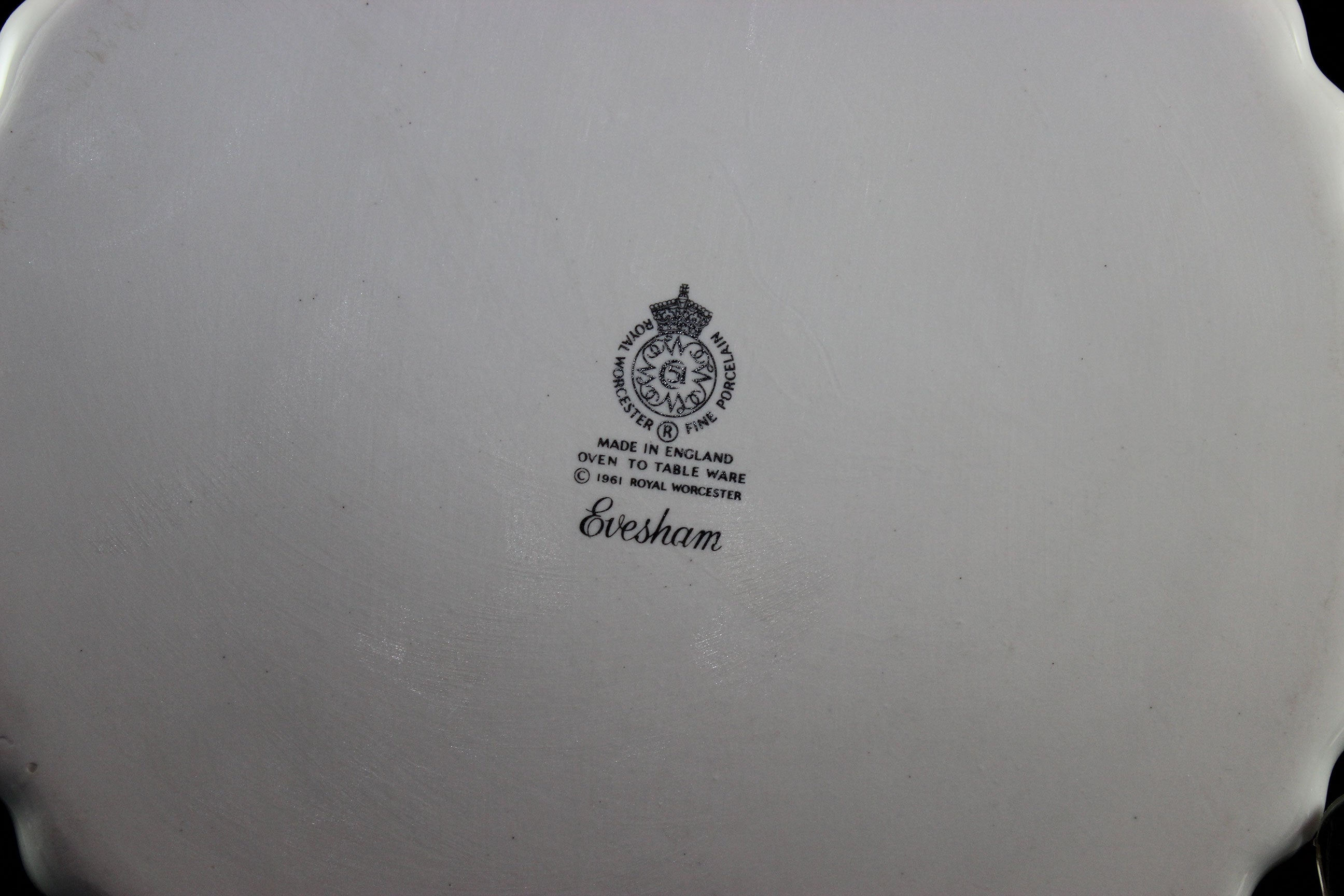 Evesham Gold, Royal Worcester, Small Flan or Quiche Dish