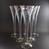 Fluted Champagne Glass, Renoir Pattern, Crate & Barrel