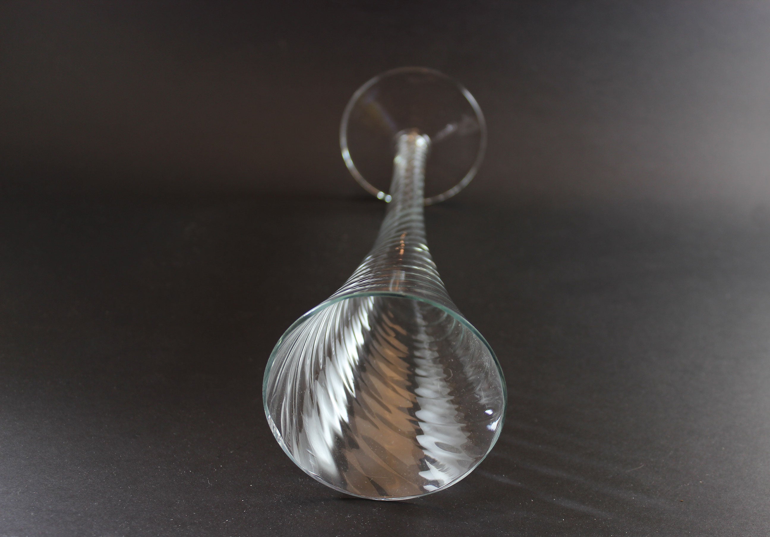 Fluted Champagne Glass, Renoir Pattern, Crate & Barrel