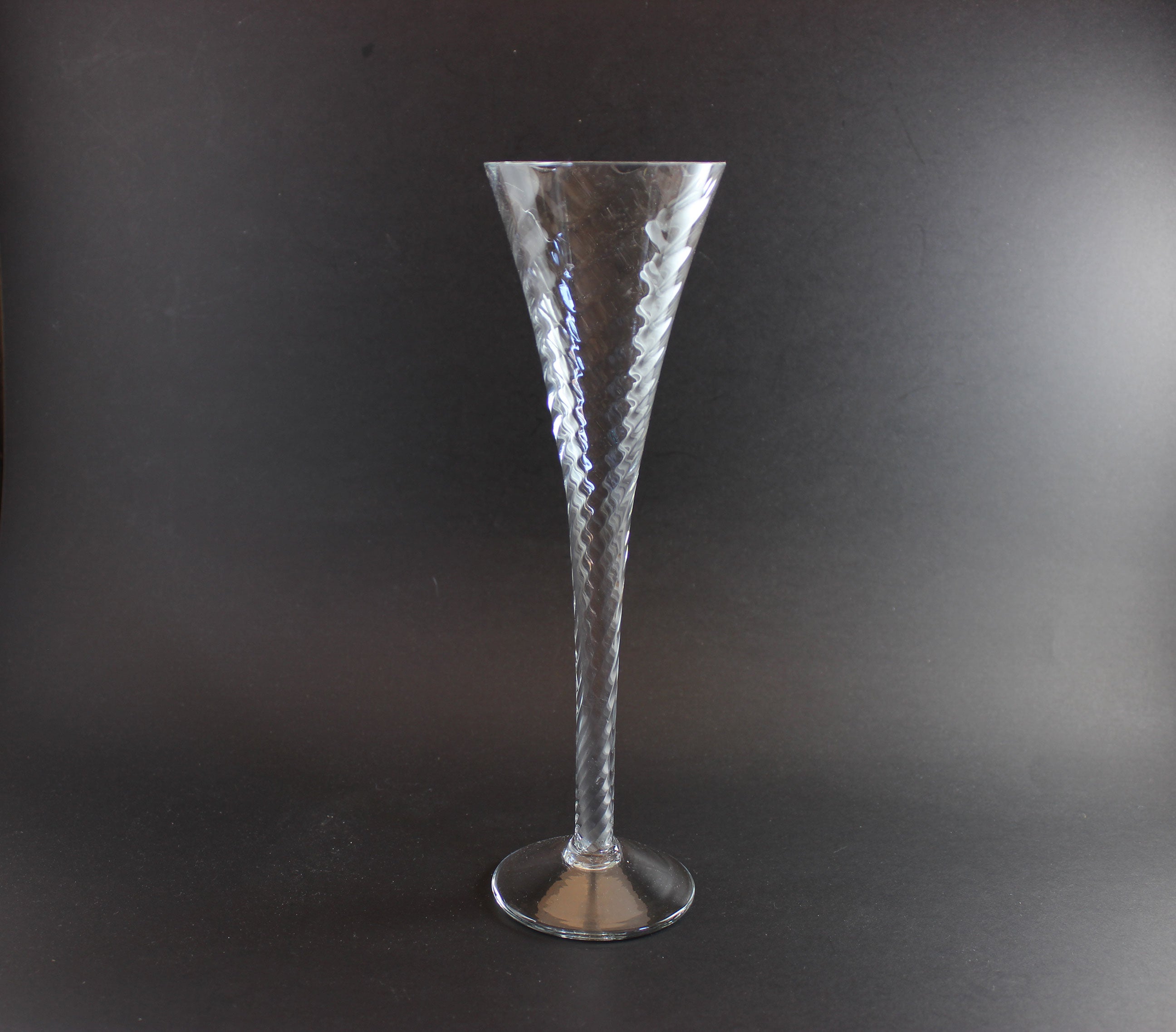 Fluted Champagne Glass, Renoir Pattern, Crate & Barrel