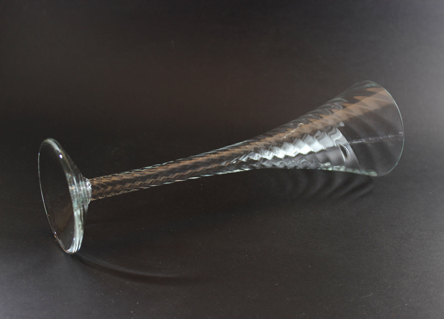 Fluted Champagne Glass, Renoir Pattern, Crate & Barrel
