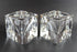 Large Glass Cube Candleholders