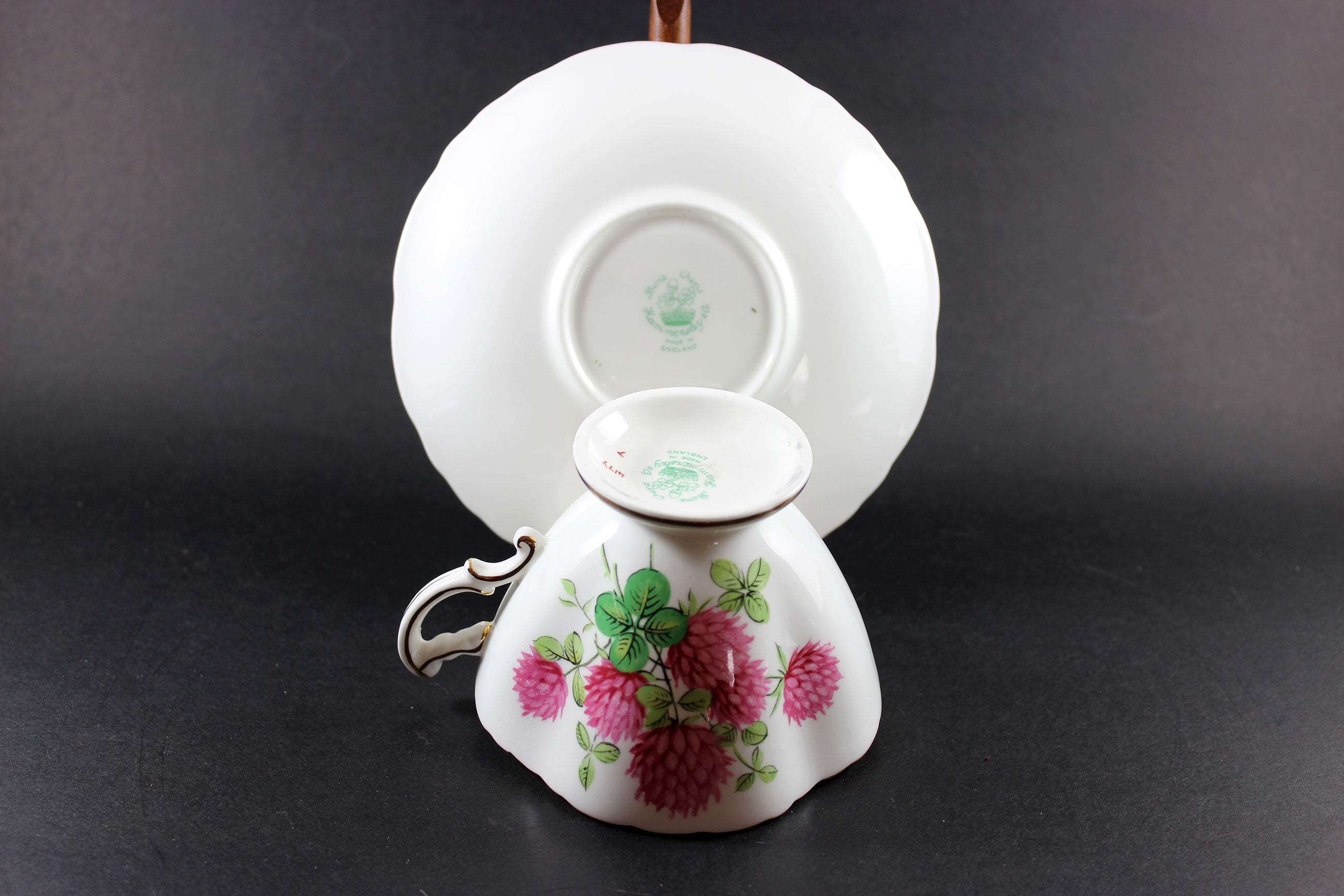 Hammersley, Pink Clover, Teacup and Saucer