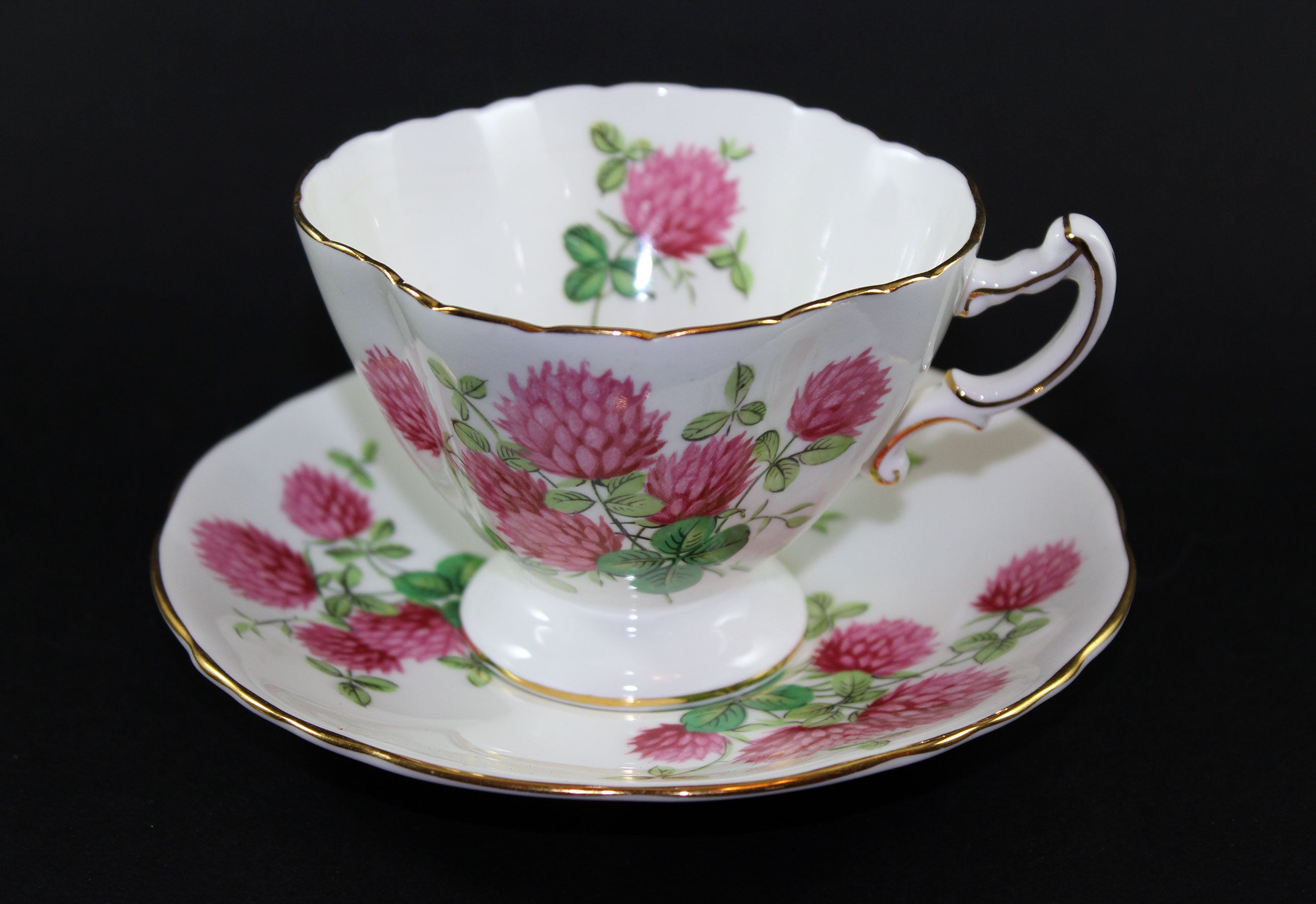 Hammersley, Pink Clover, Teacup and Saucer