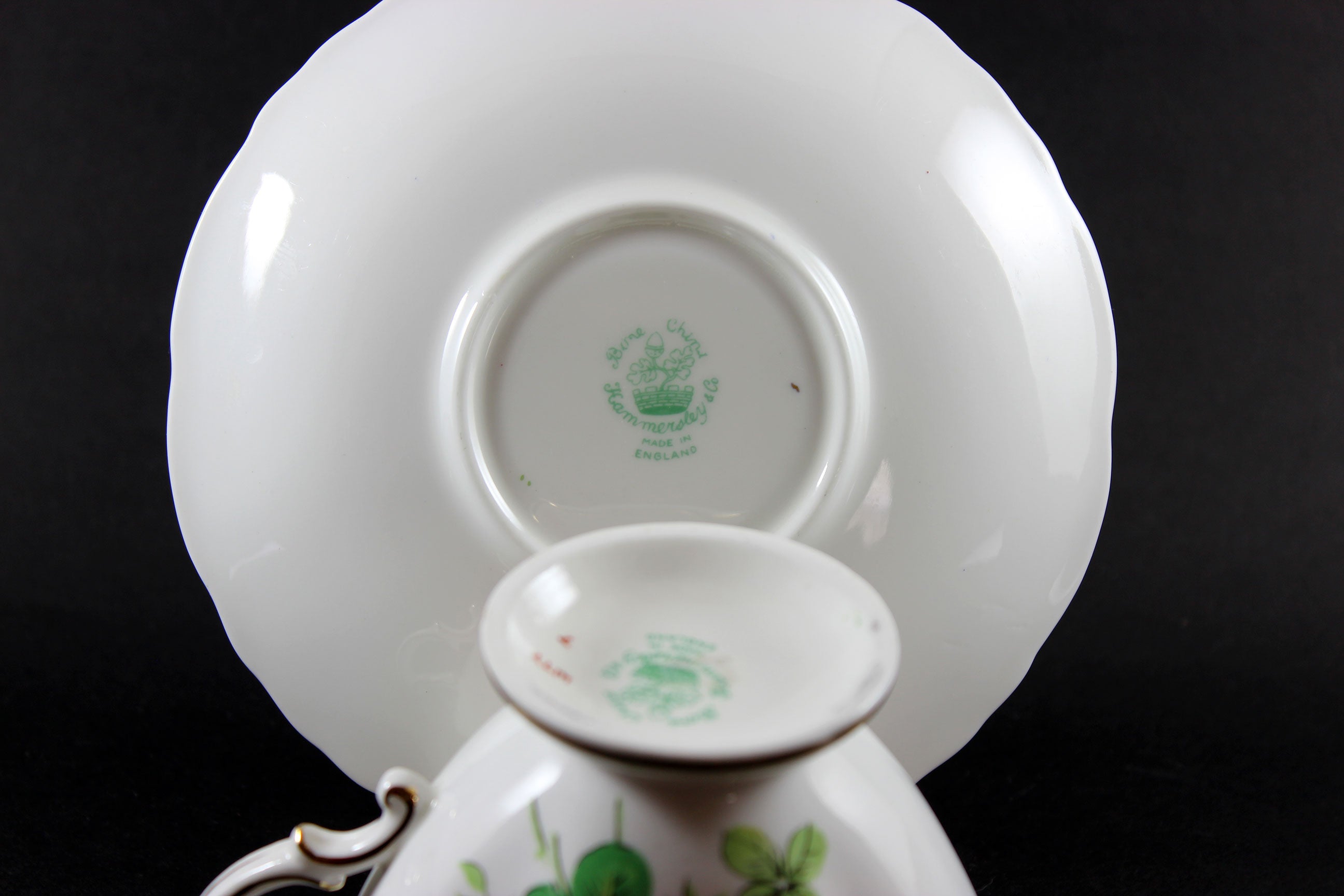 Hammersley, Pink Clover, Teacup and Saucer